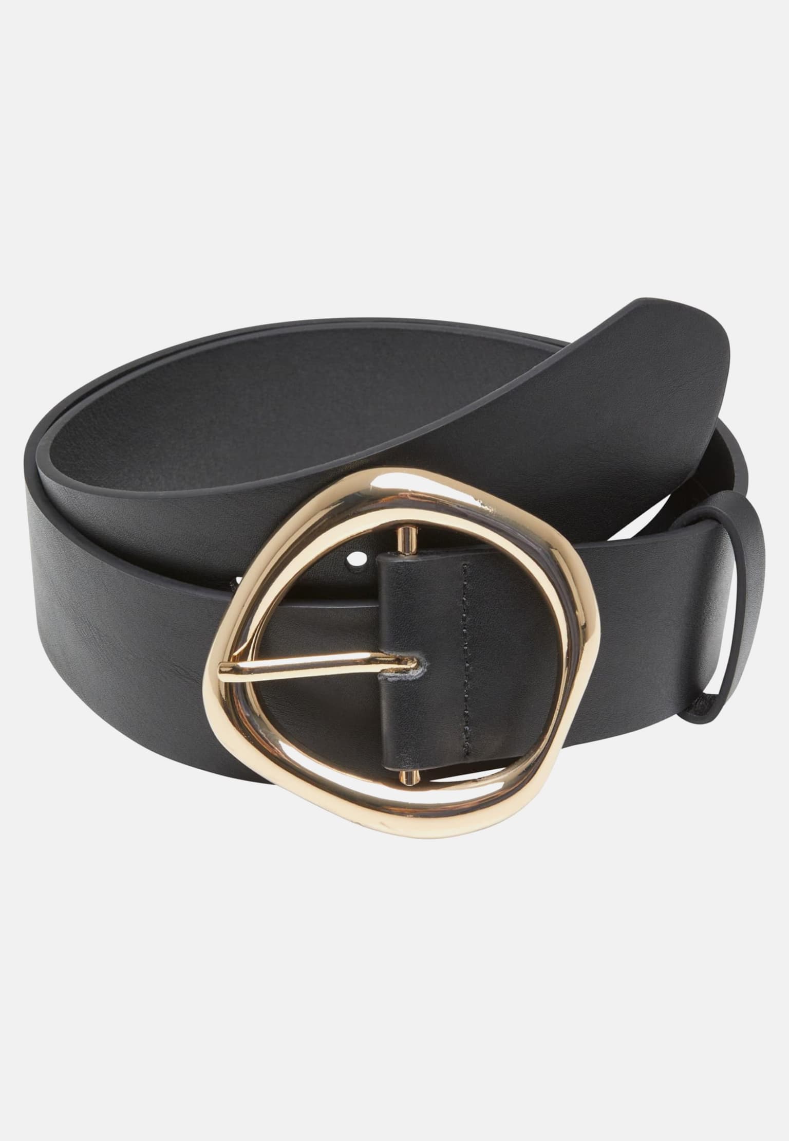 Urban Classics Essentials Buckle Shaped Synthetic Leather Belt