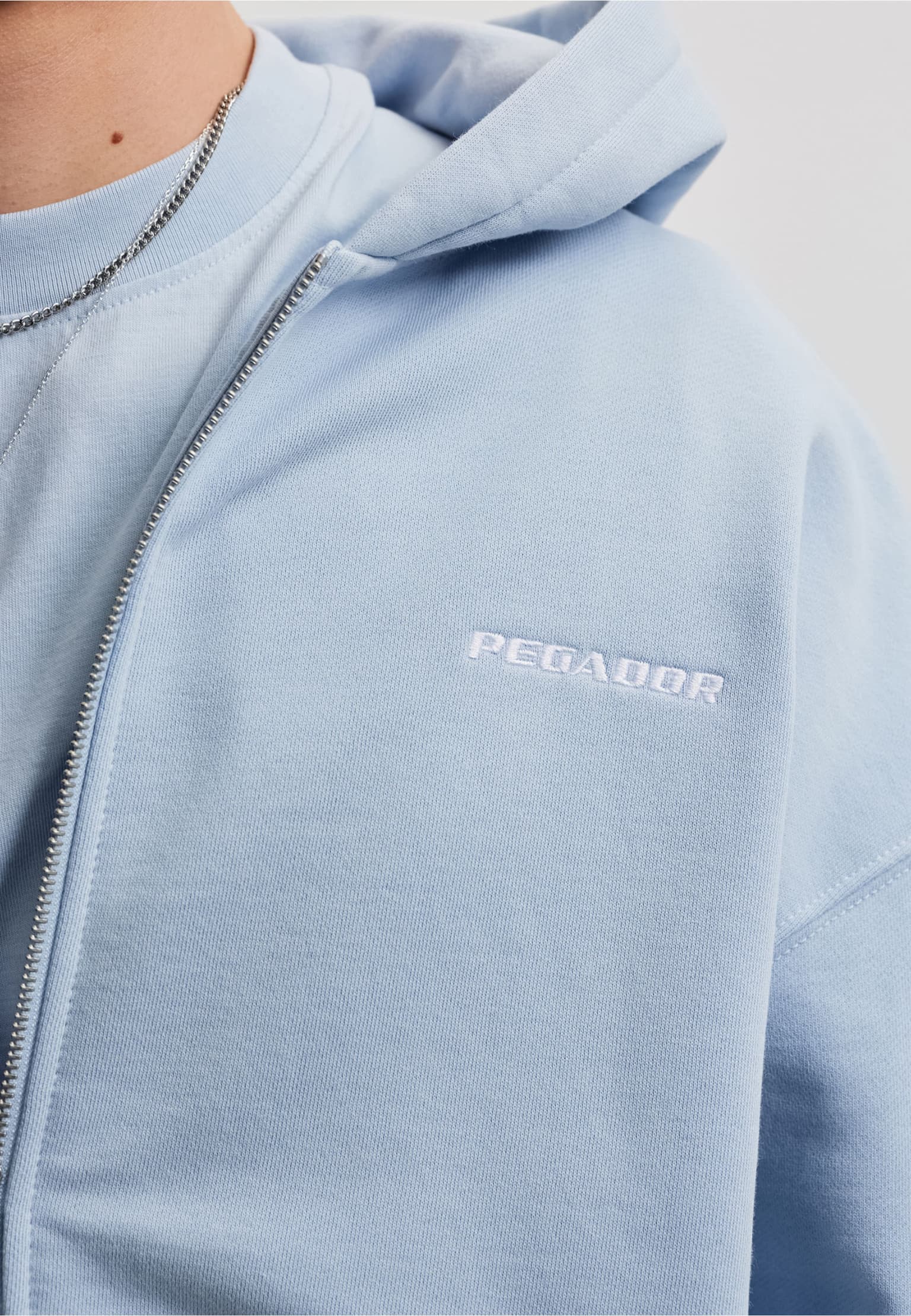 PEGADOR Logo Oversized Sweat Jacket – Bild 3