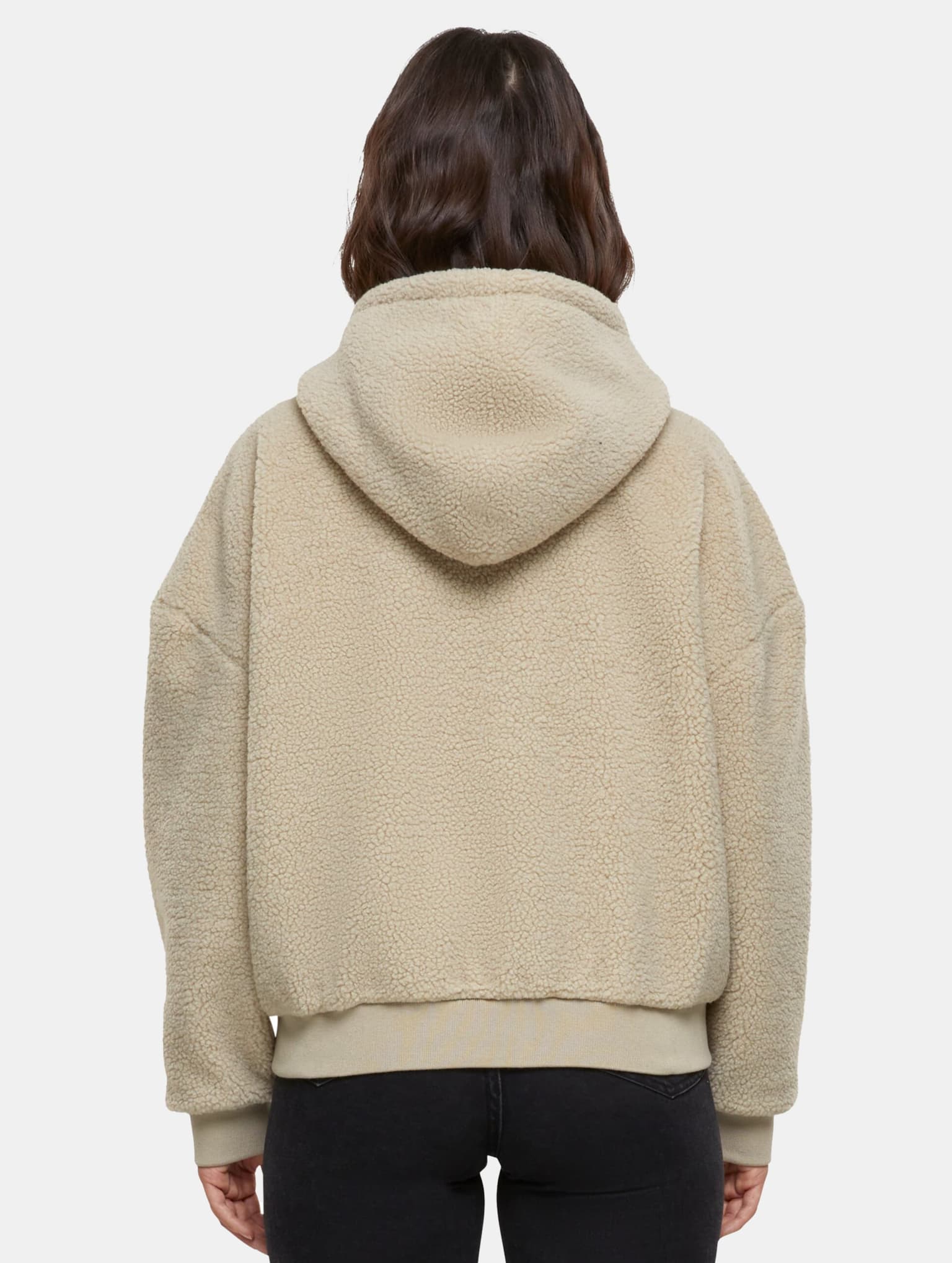 Urban Classics Ladies Oversized Sherpa Zip Hoody – Bild 2