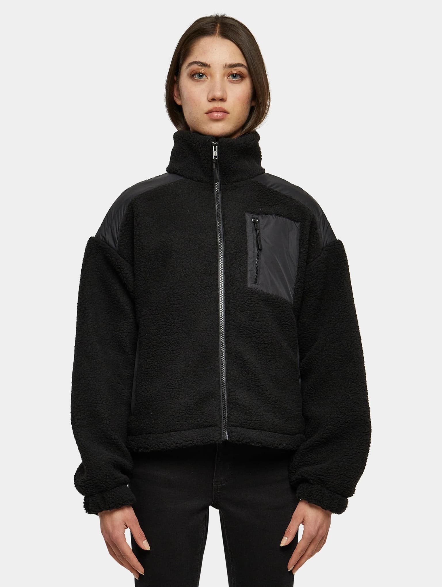 Urban Classics Ladies Sherpa Mix Jacket – Bild 3