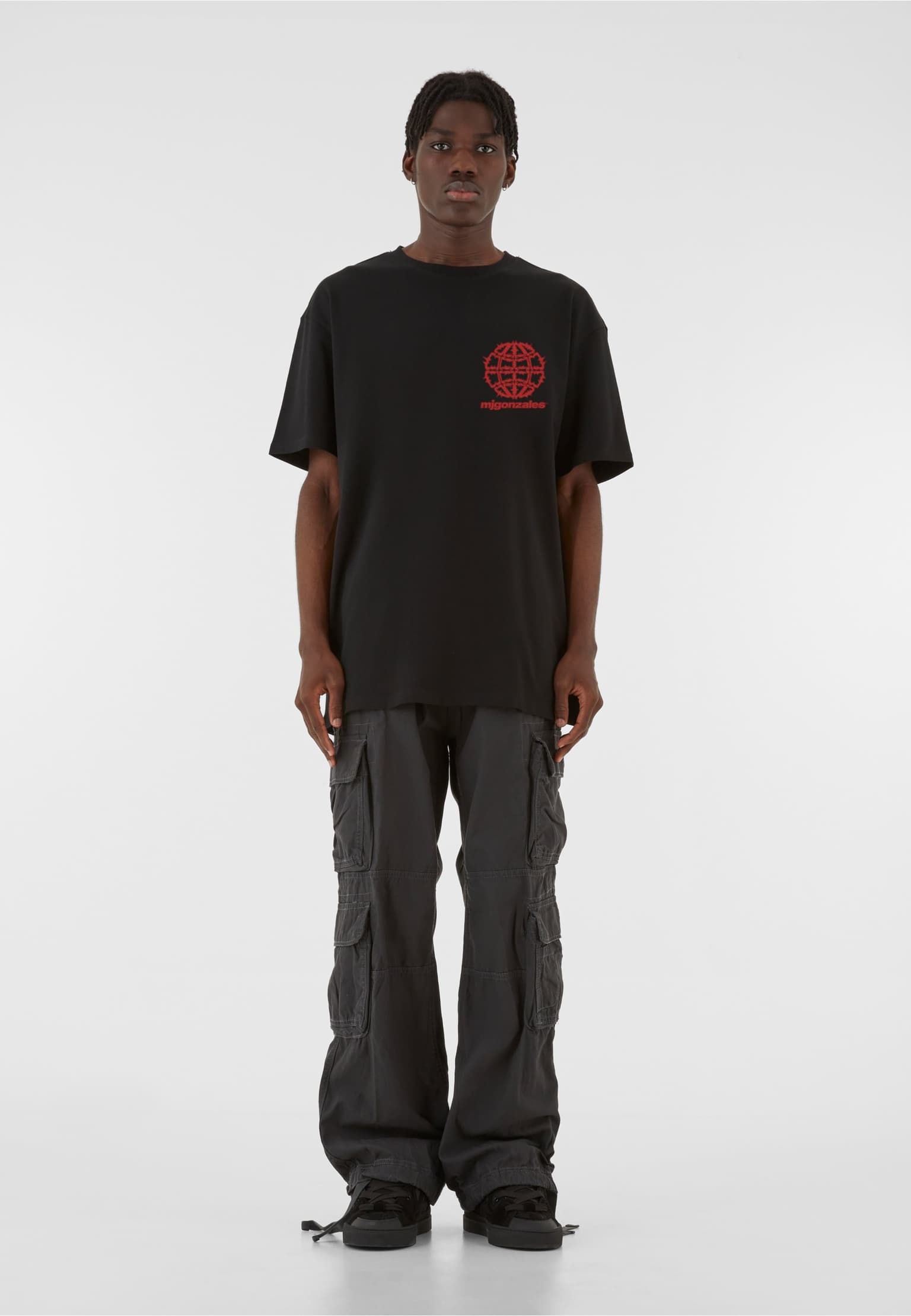 MJ Gonzales MJG Heavy Oversized Tee - Global Flame – Bild 3