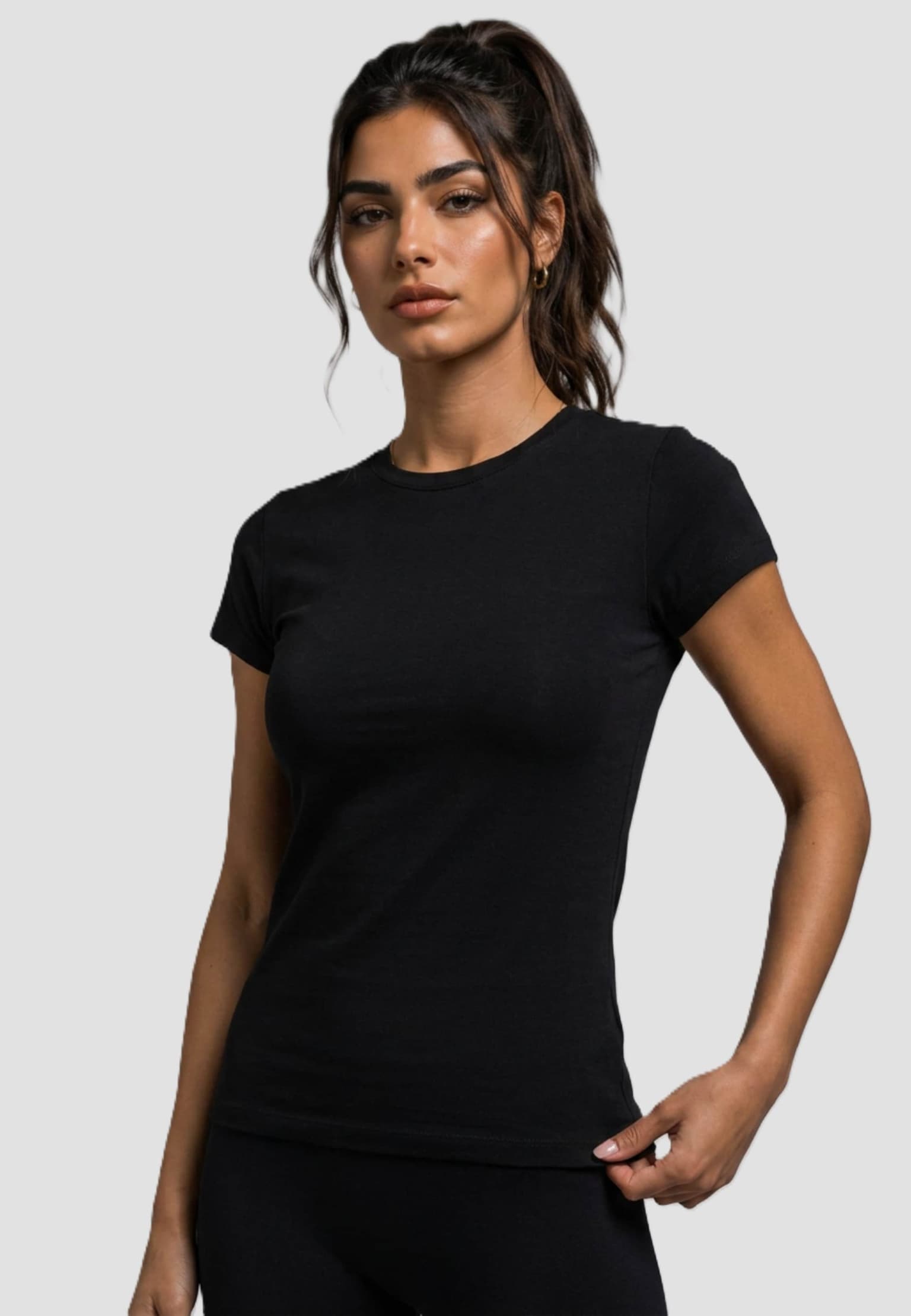 Urban Classics Ladies Short Slim Tee 2-Pack – Bild 2