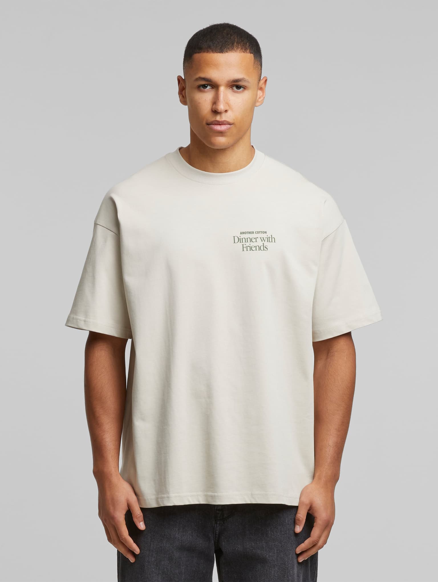 Another Cotton Lab Dinner With Friends T-Shirt – Bild 4