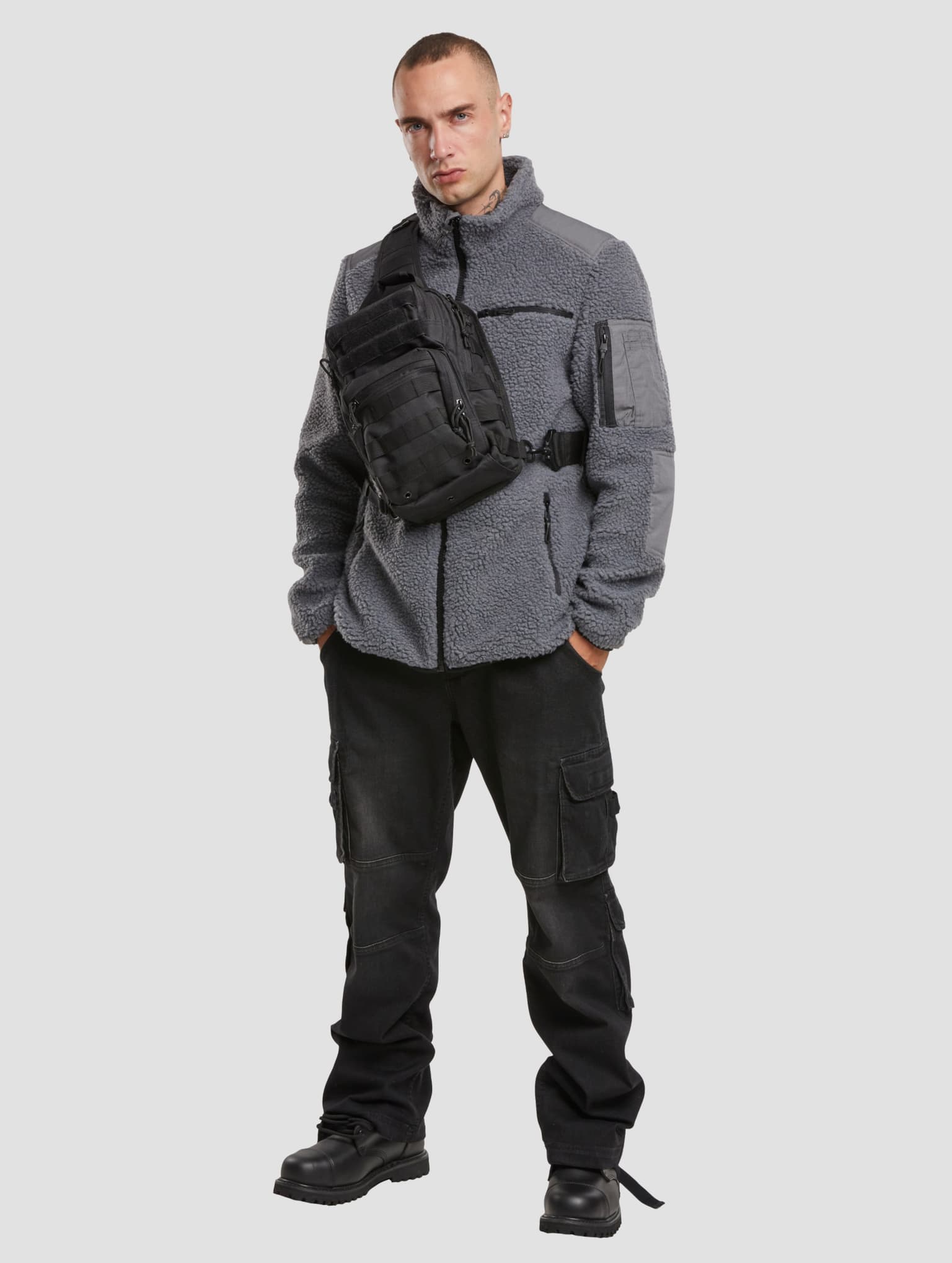 Brandit Ramble Teddyfleece Winterjacke – Bild 4
