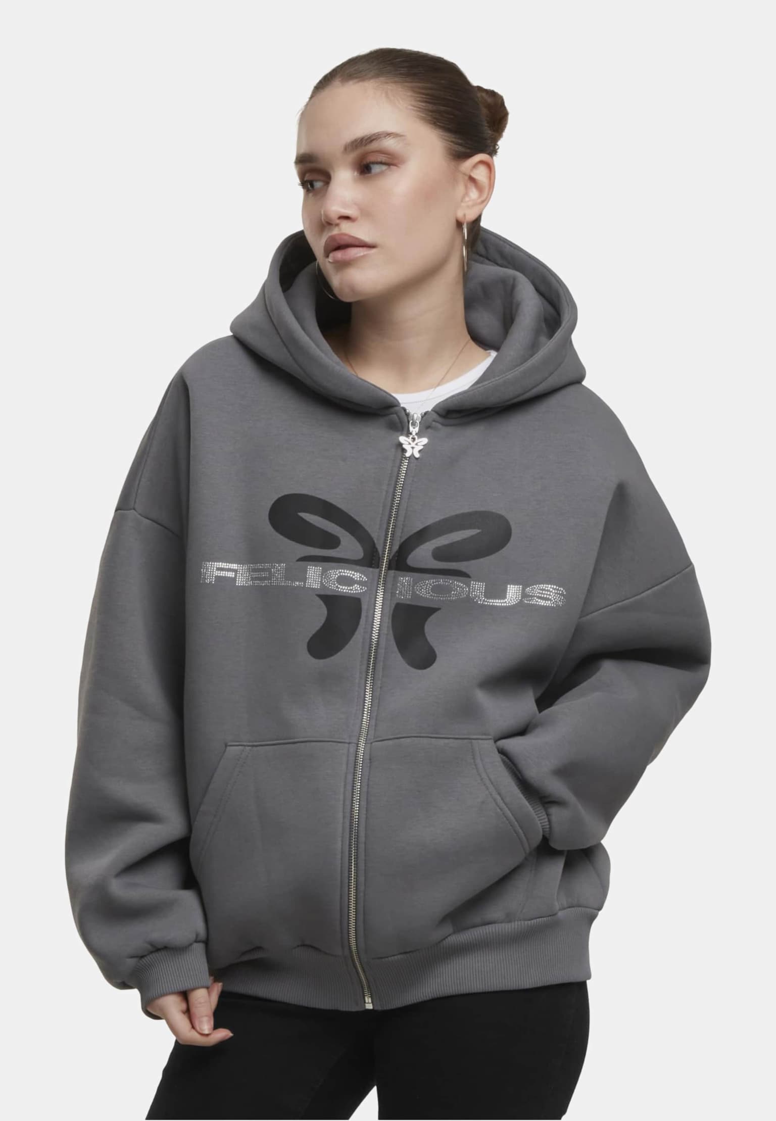 Felicious FELI Basic Zip Hoodie Logo