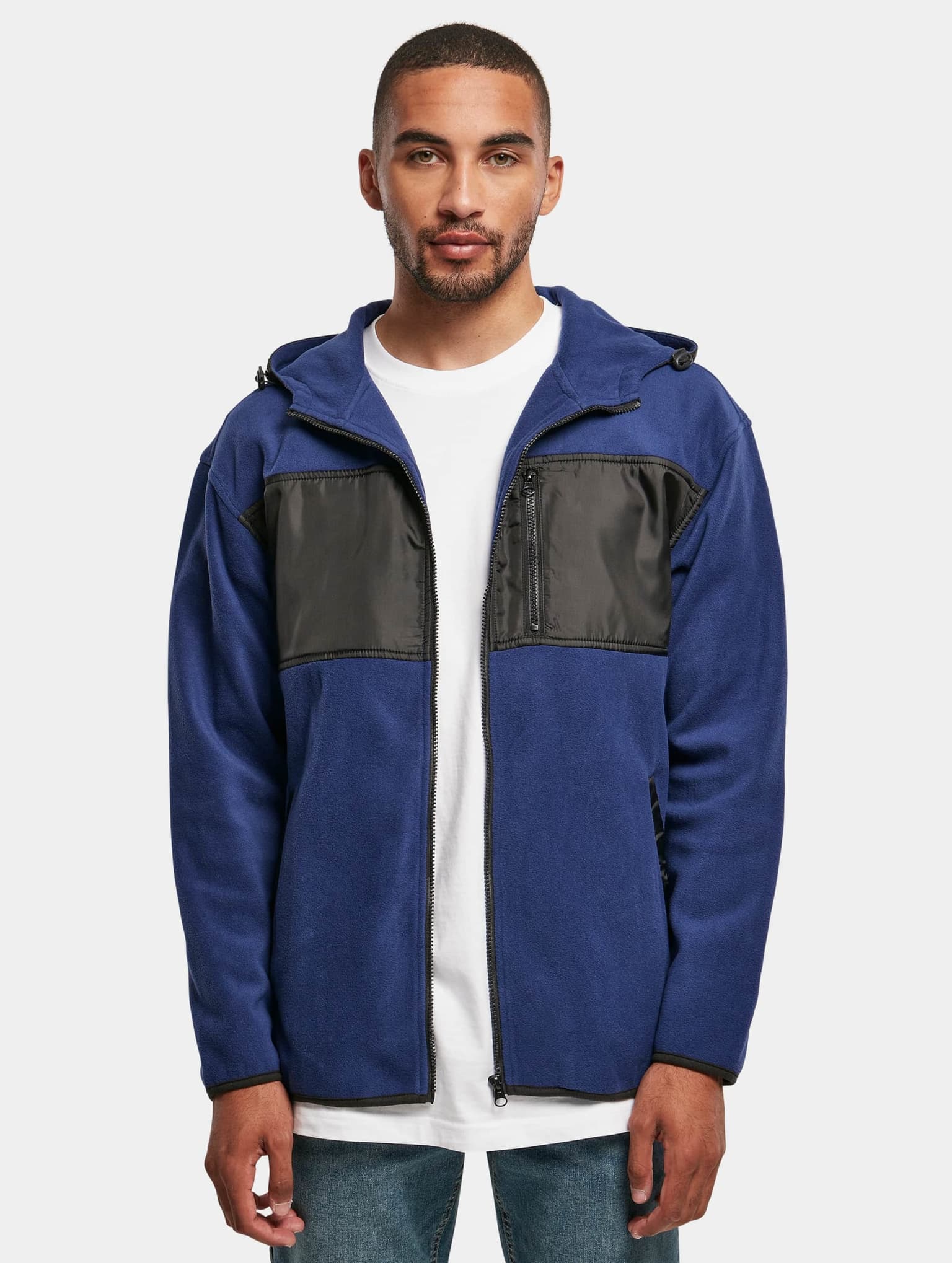 Urban Classics Hooded Micro Fleece Jacket – Bild 3