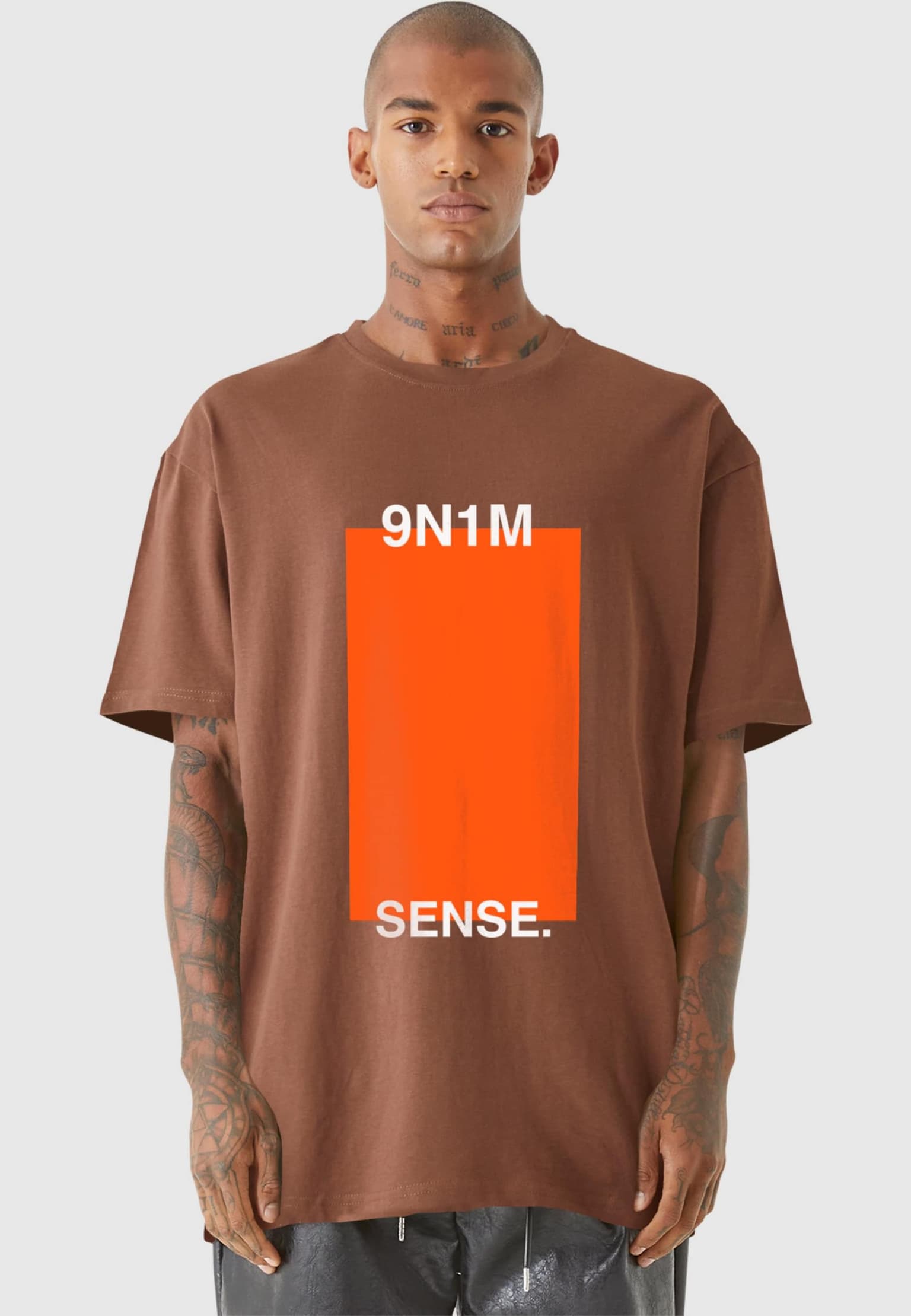 9N1M SENSE Orange Square Tee 2