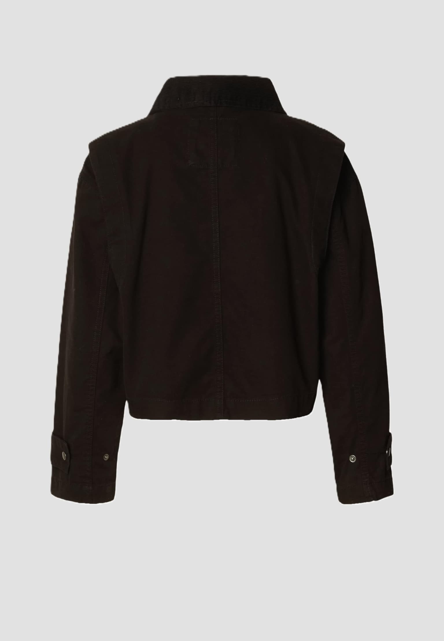Urban Classics Ladies Workwear Cropped Cotton Jacket – Bild 4
