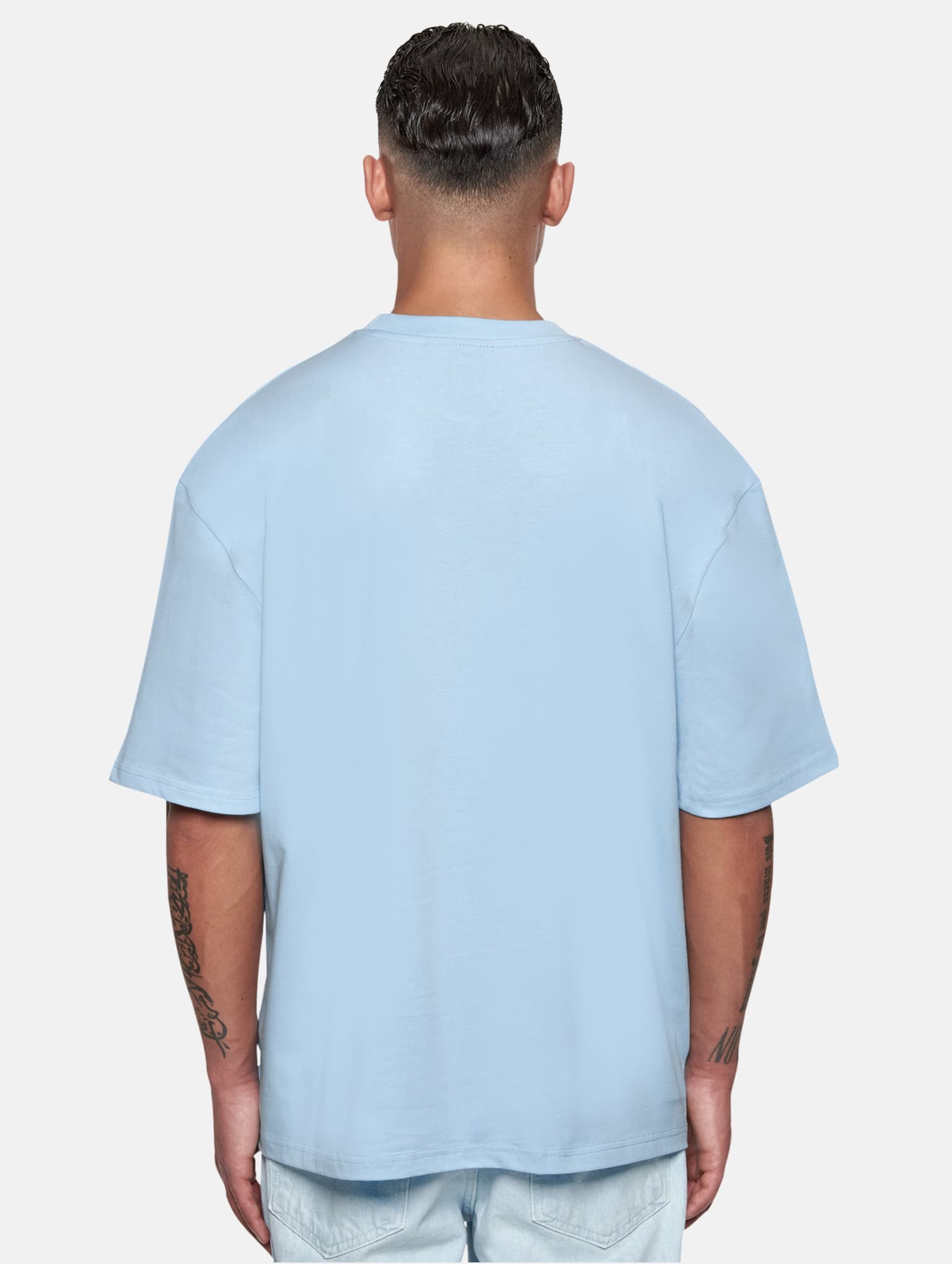 Dropsize Heavy Oversize Front Rubber Patch T-Shirt – Bild 2