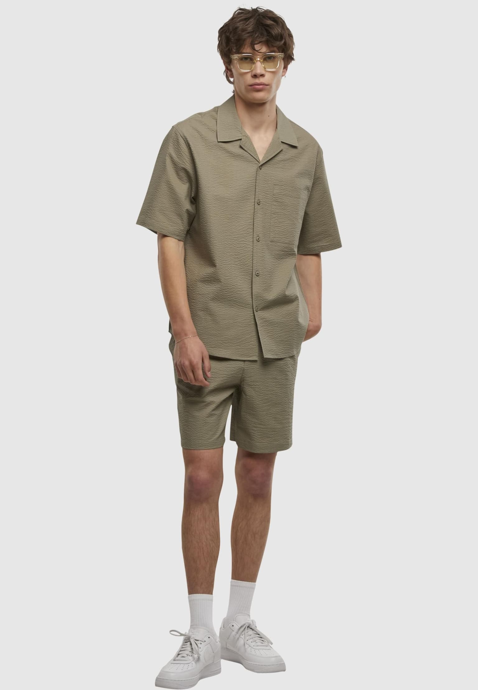 Urban Classics Relaxed Seersucker Short Sleeve Shirt – Bild 4