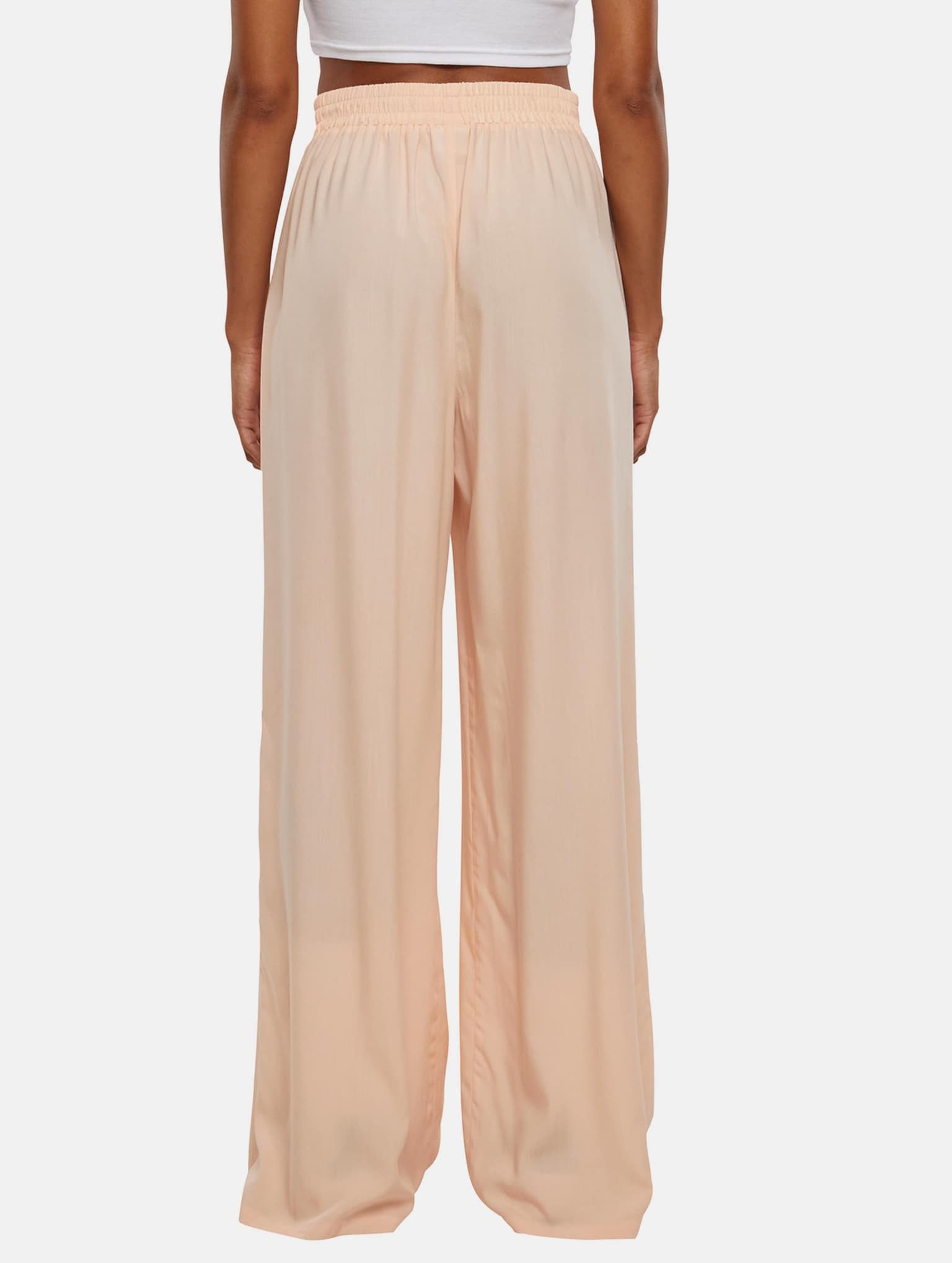 Urban Classics Ladies Wide Leg Viscose Pants – Bild 2