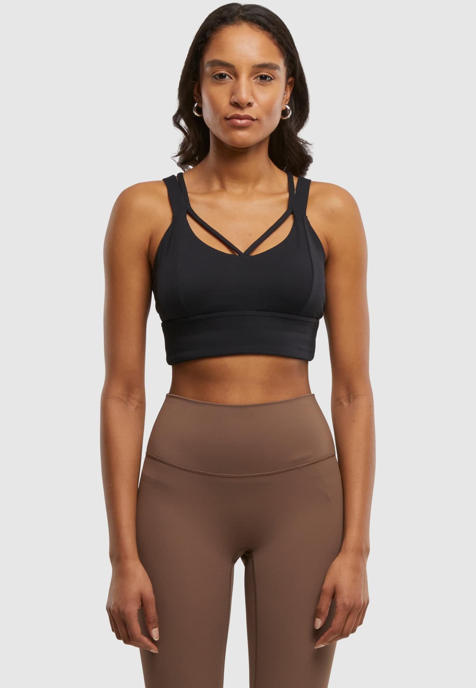Urban Classics Ladies Sports Bra crossed – Bild 3