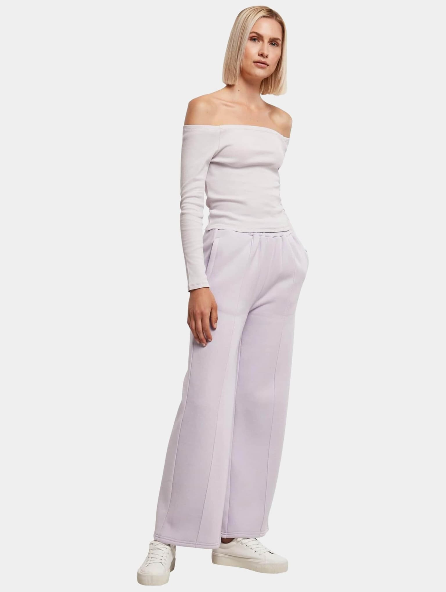 Urban Classics Ladies Off Shoulder Rib Longsleeve – Bild 4