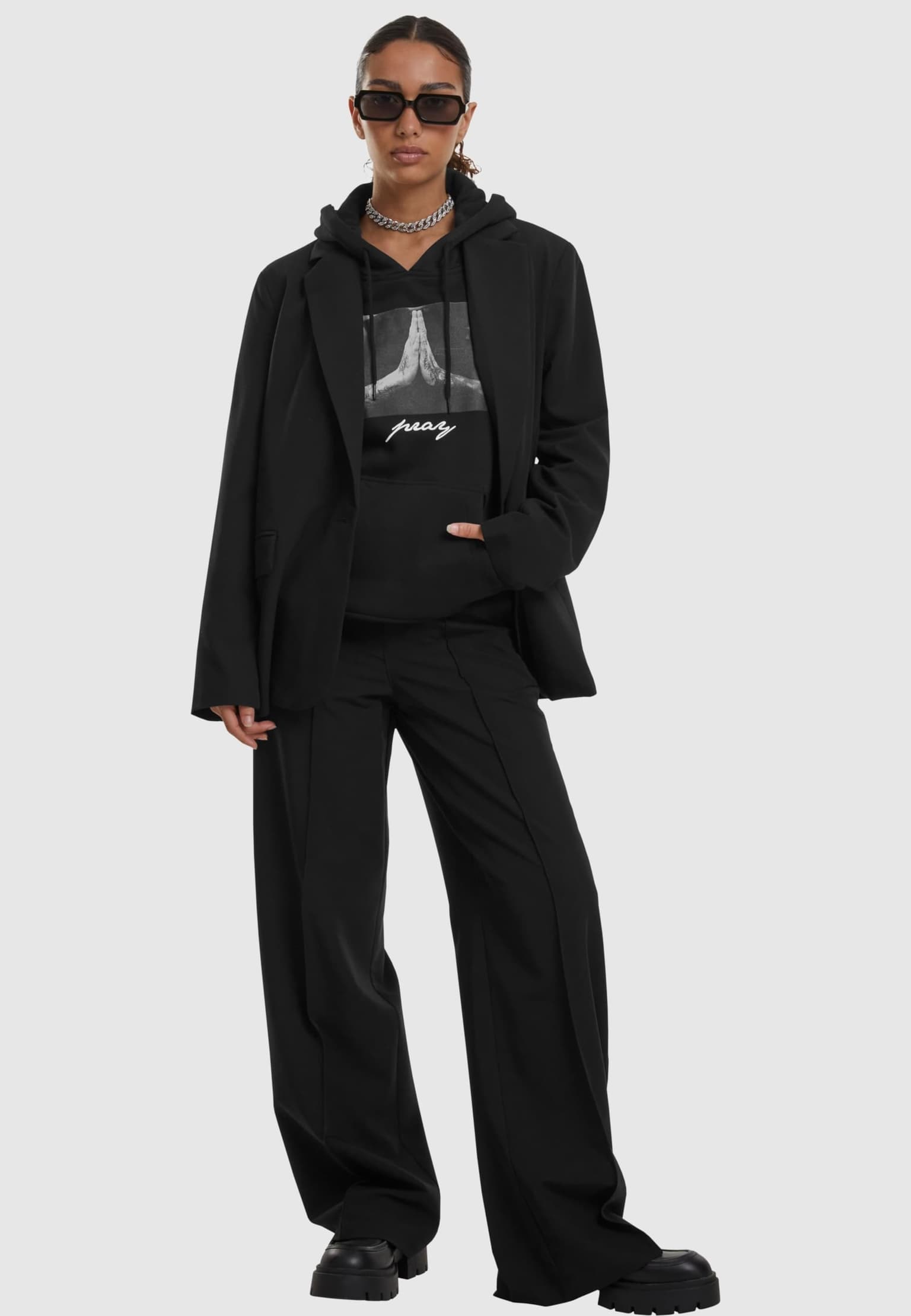 Mister Tee Ladies Pray Hoody – Bild 4