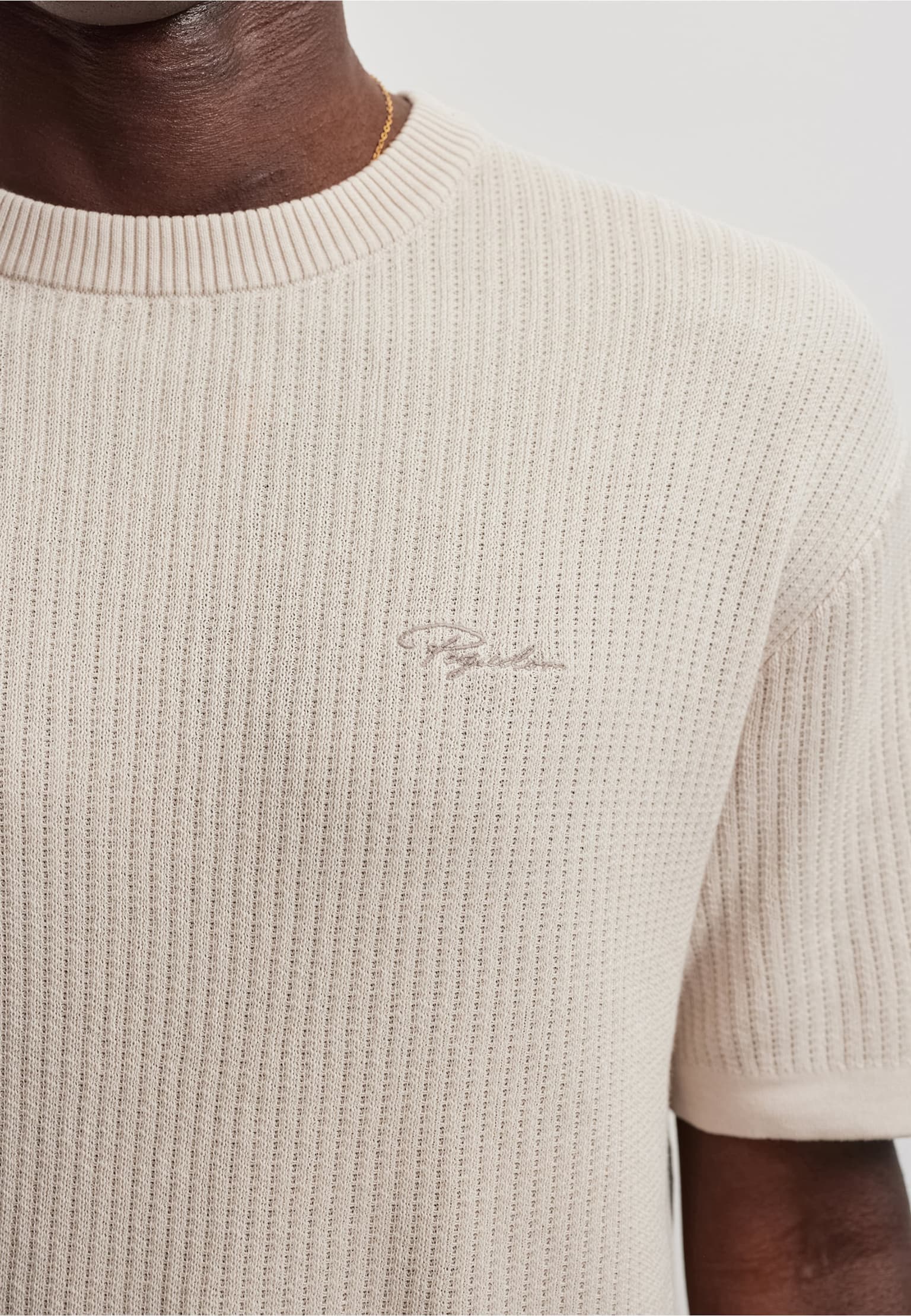 PEGADOR Signar Structured Knit Tee – Bild 3