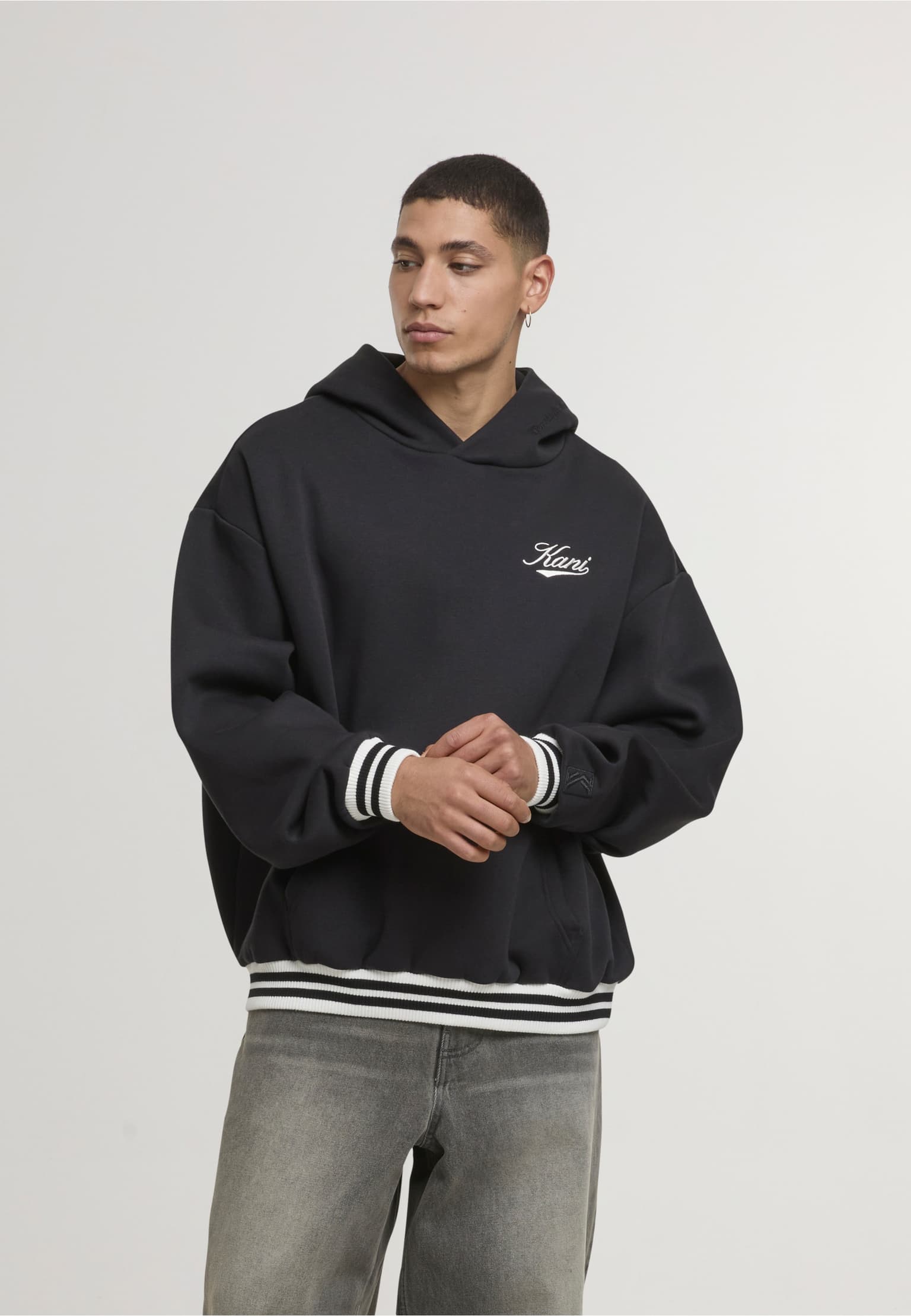 Karl Kani Cursive Varsity Oversized Hoodie