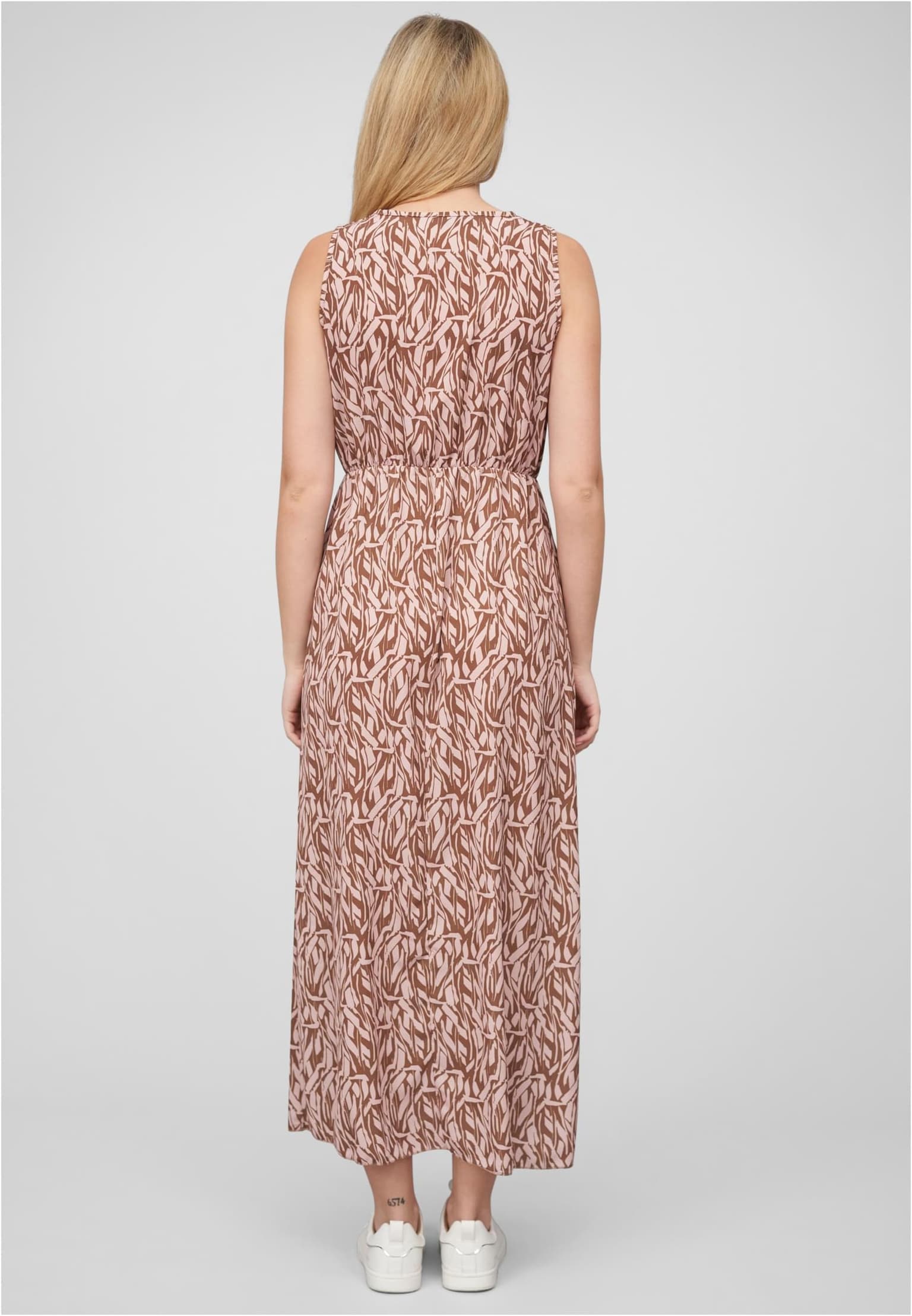 Cloud5ive Damen Maxi Kleid in Wickeloptik mit All Over Print – Bild 2