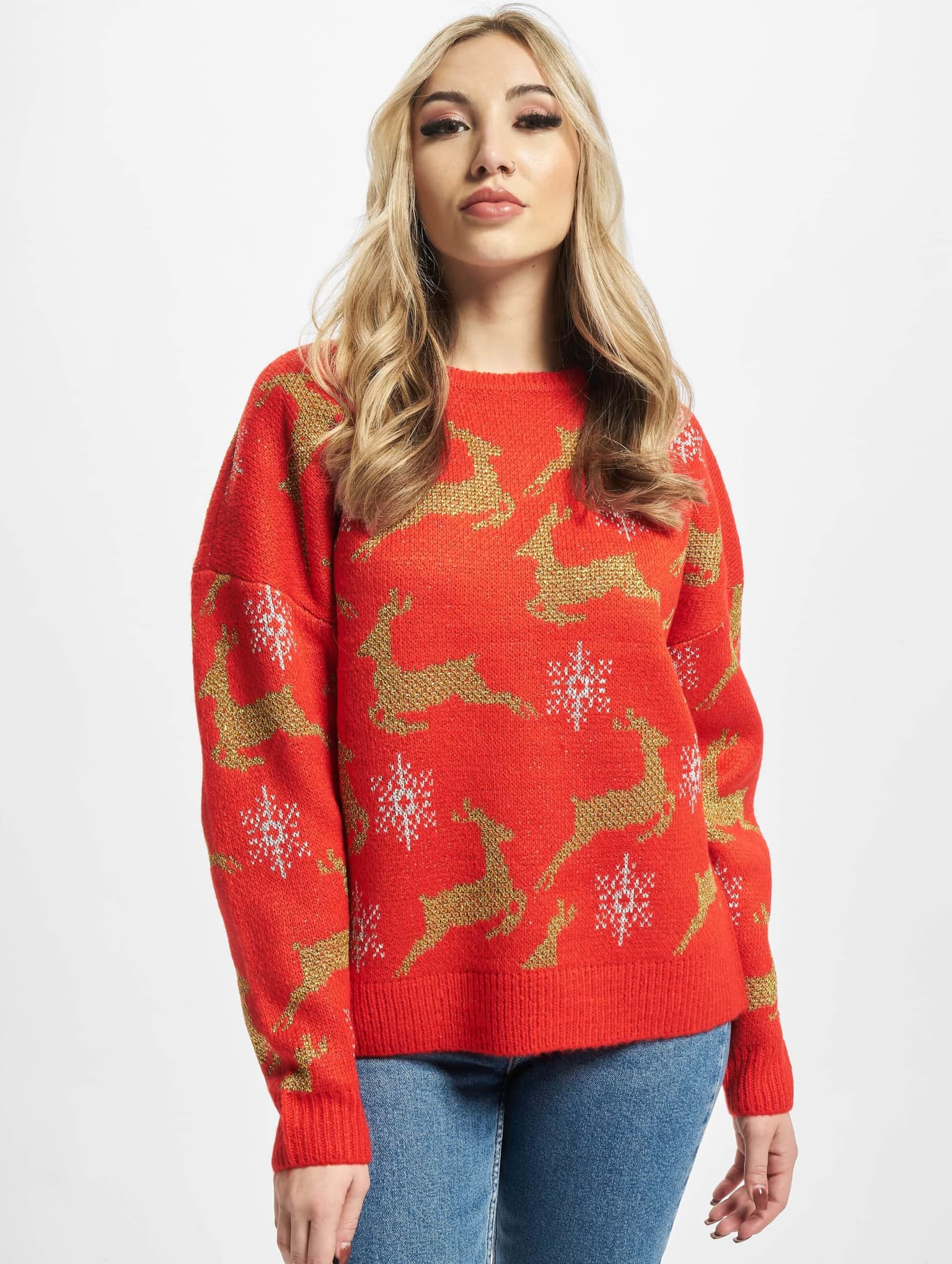 Urban Classics Ladies Oversized Christmas Sweater – Bild 3