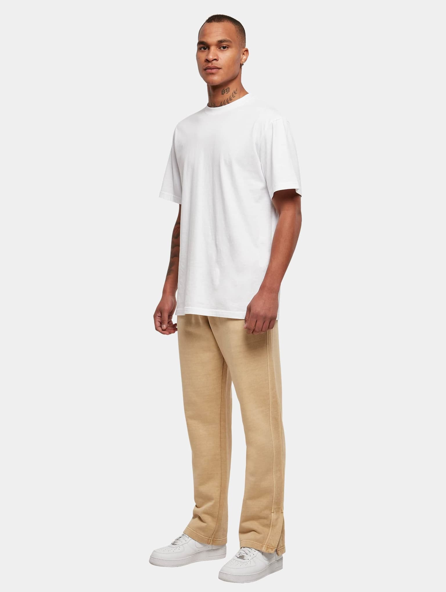 Urban Classics Heavy Terry Garment Dye Slit Sweatpants – Bild 4