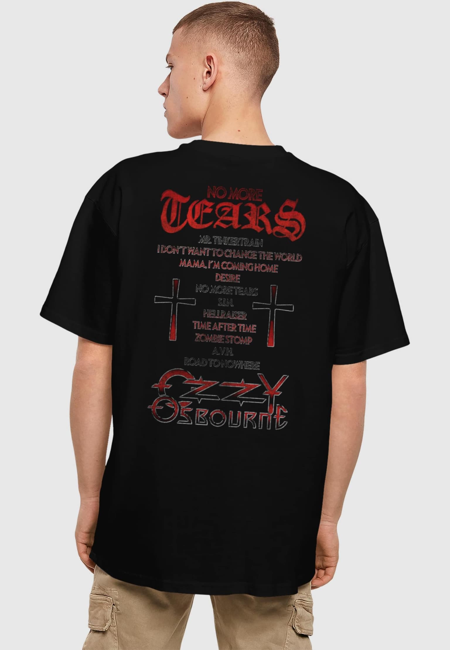 Merchcode Ozzy Osbourne - No More Tears Heavy Oversize Tee – Bild 2