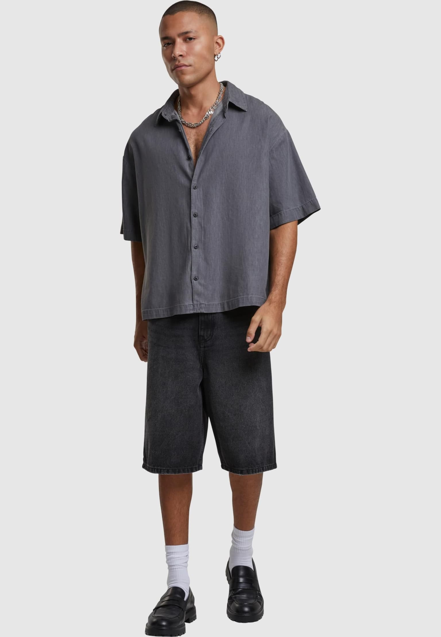 Urban Classics Lightweight Denim Shirt – Bild 4