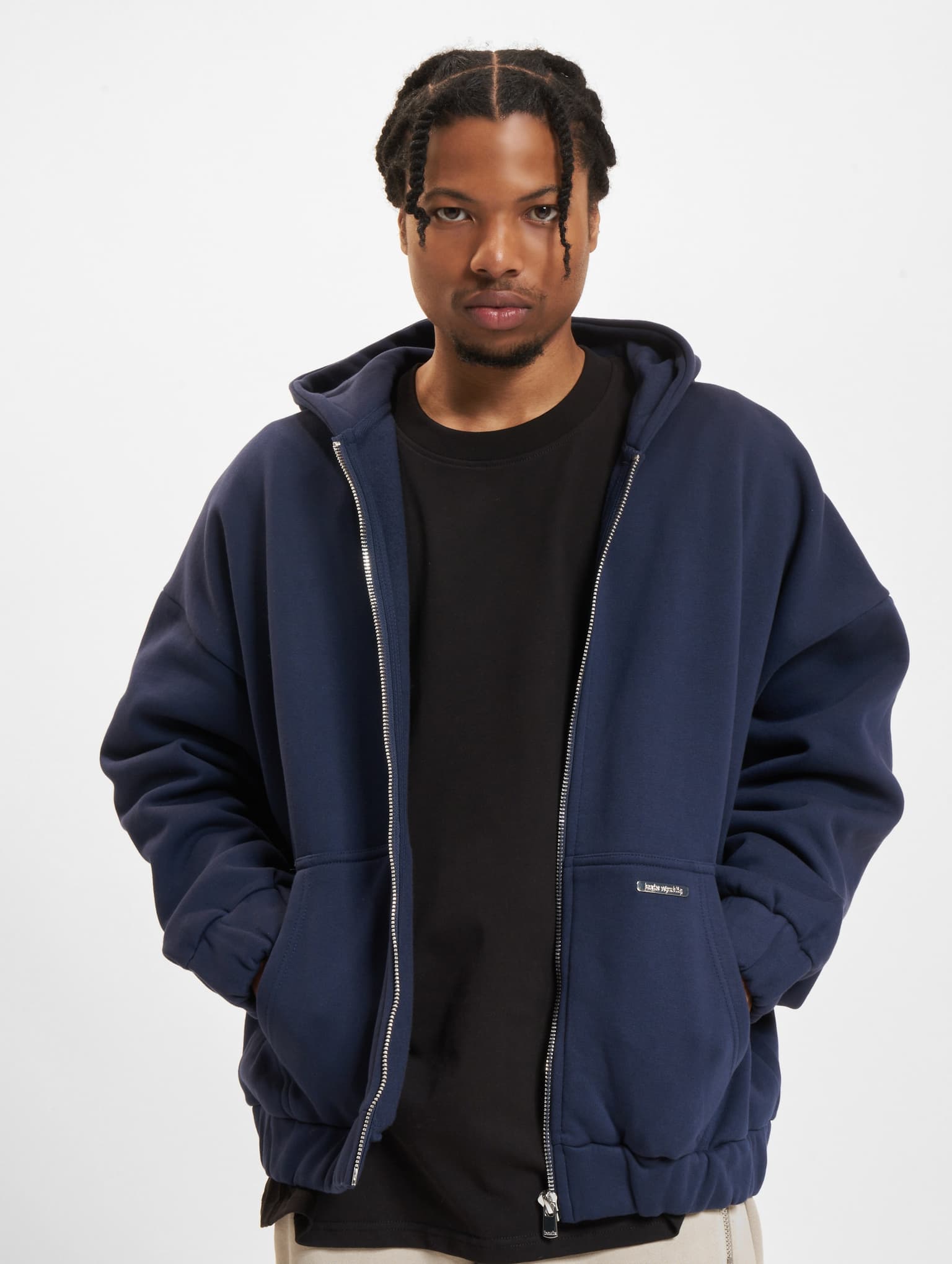 Dropsize Bazix Republiq Super Heavy Blank Zip-Hoodie