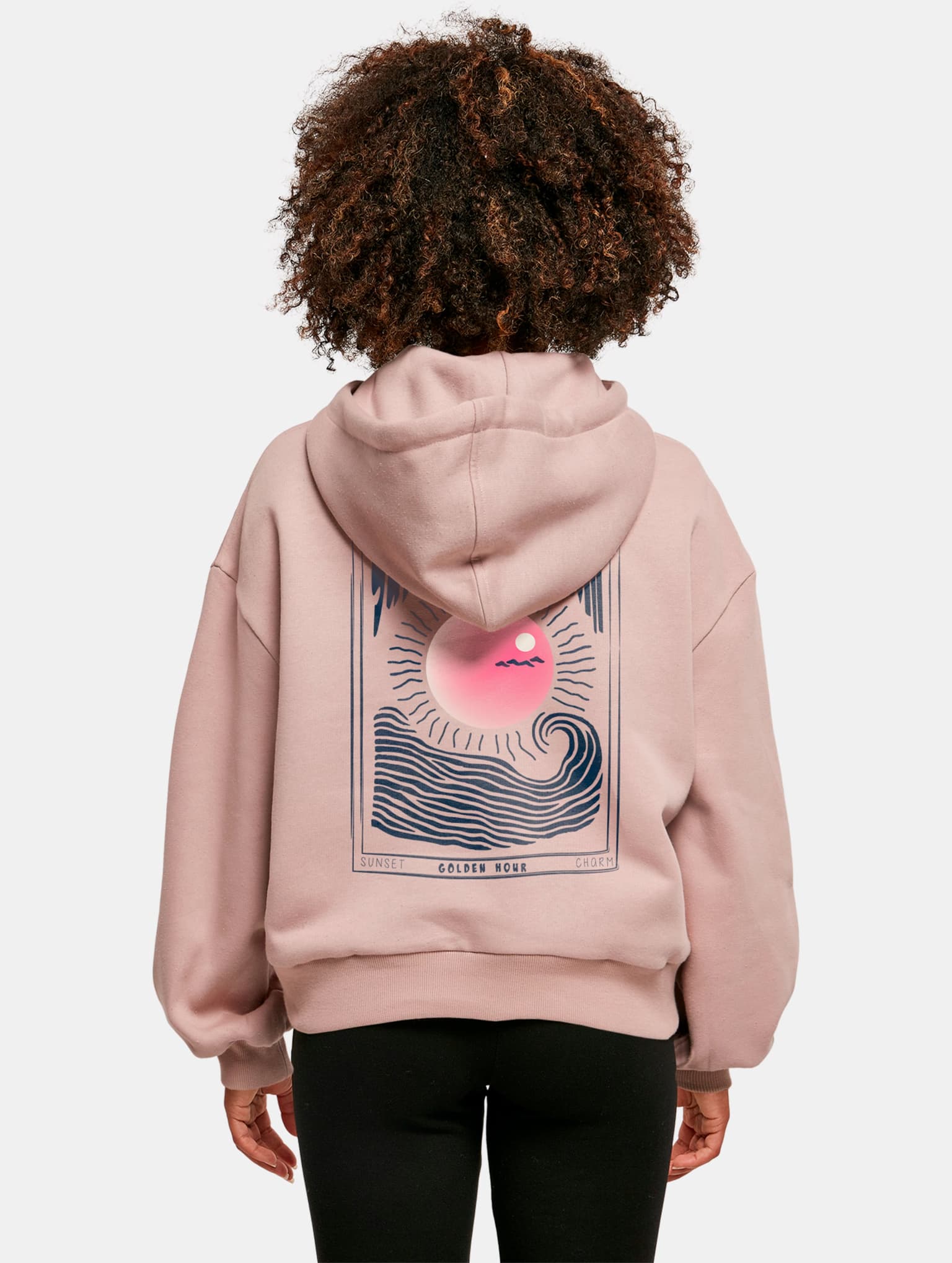 Merchcode Ladies Sunset Charm Oversized Hoody – Bild 2