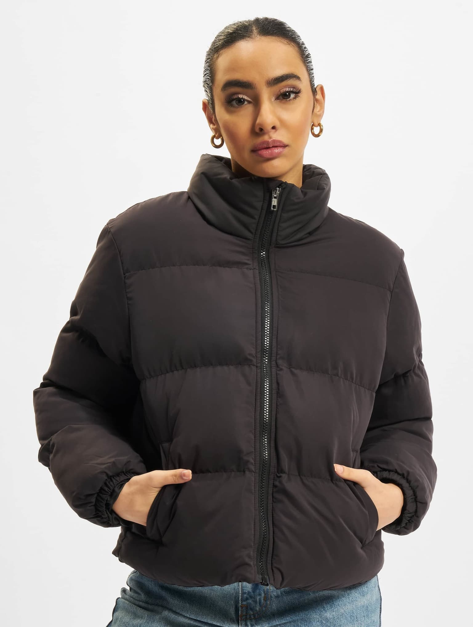Urban Classics Ladies Short Peached Puffer Jacket – Bild 3