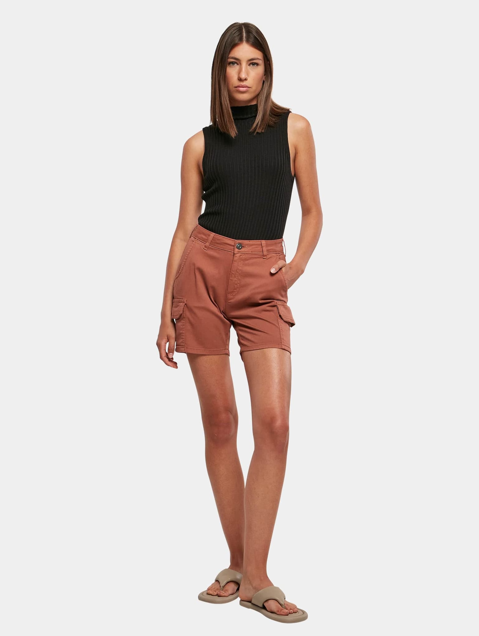 Urban Classics Ladies Rib Knit Sleevless Body – Bild 4