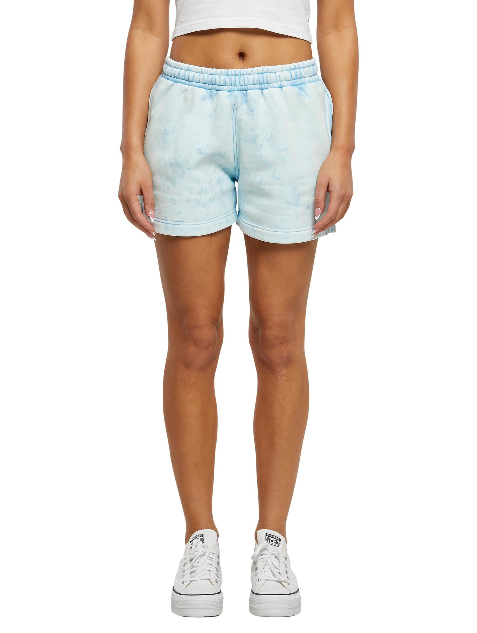 Urban Classics Ladies Towel Washed Sweat Short – Bild 4