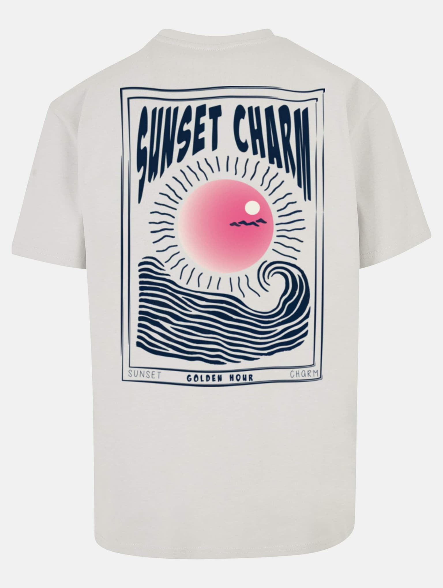 Merchcode Sunset Charm Oversized T-shirt – Bild 4