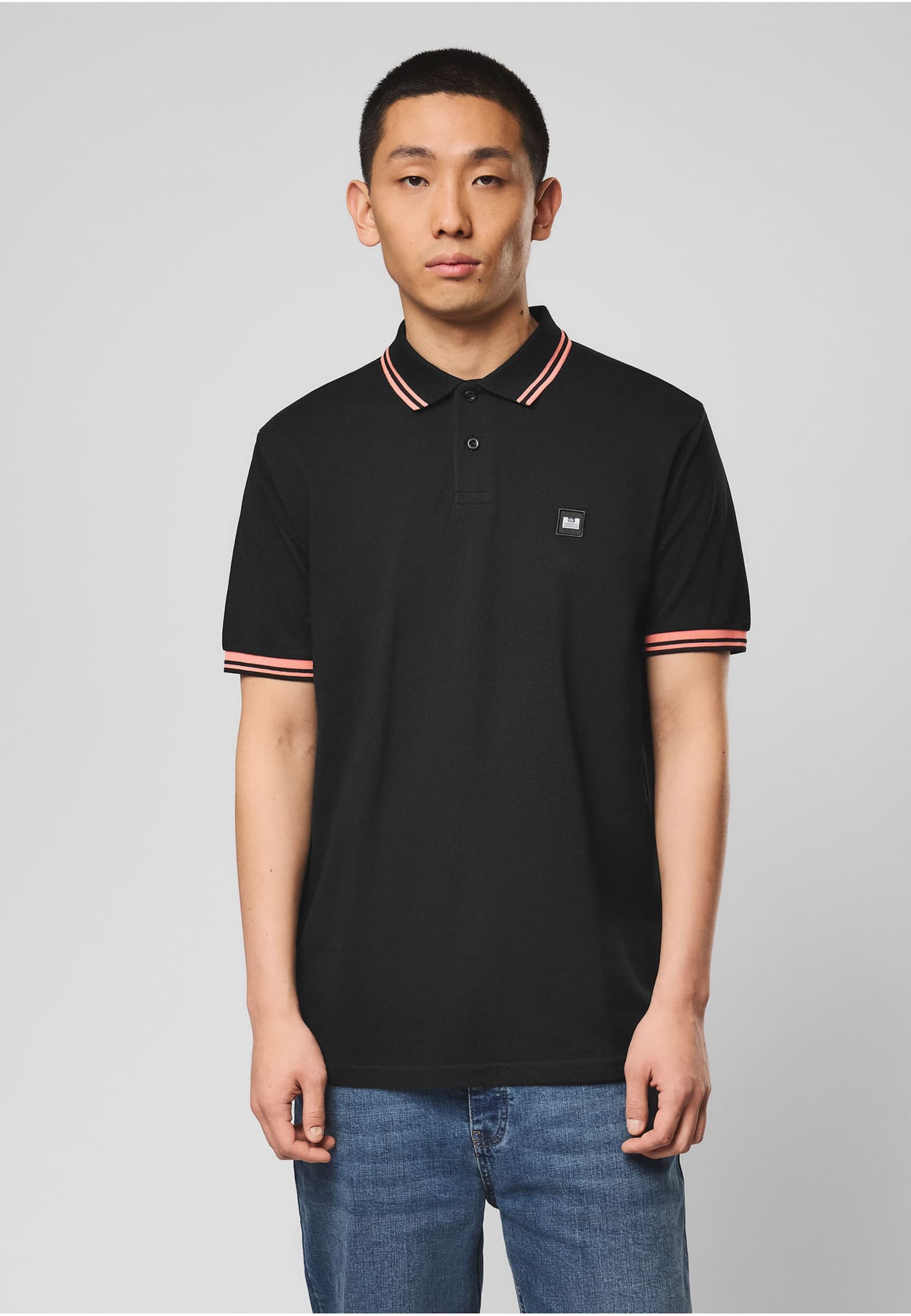 Weekend Offender LEVANTO POLO WITH CONTRAST TIPPING