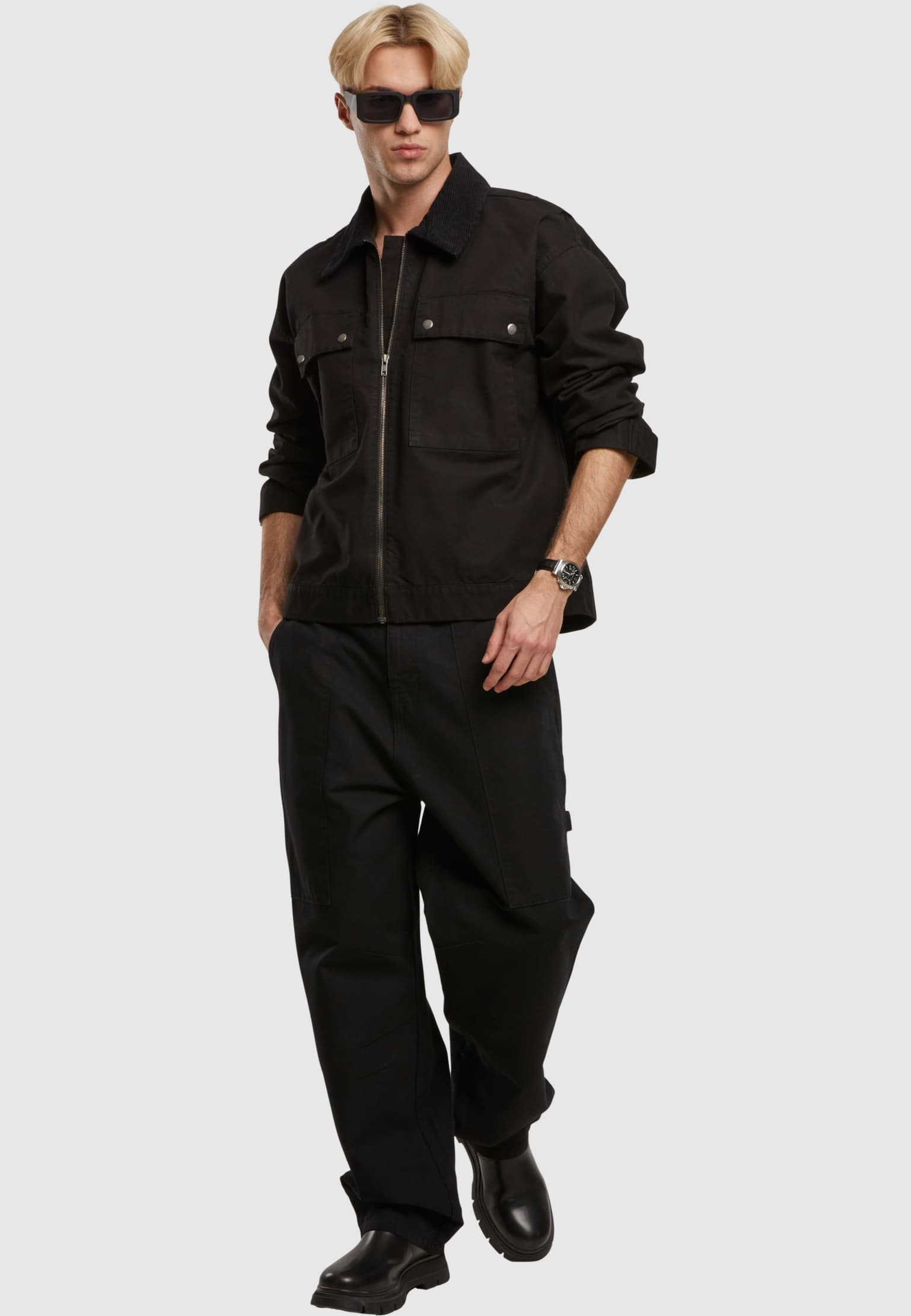 Urban Classics Mens Workwear Cotton Jacket – Bild 4