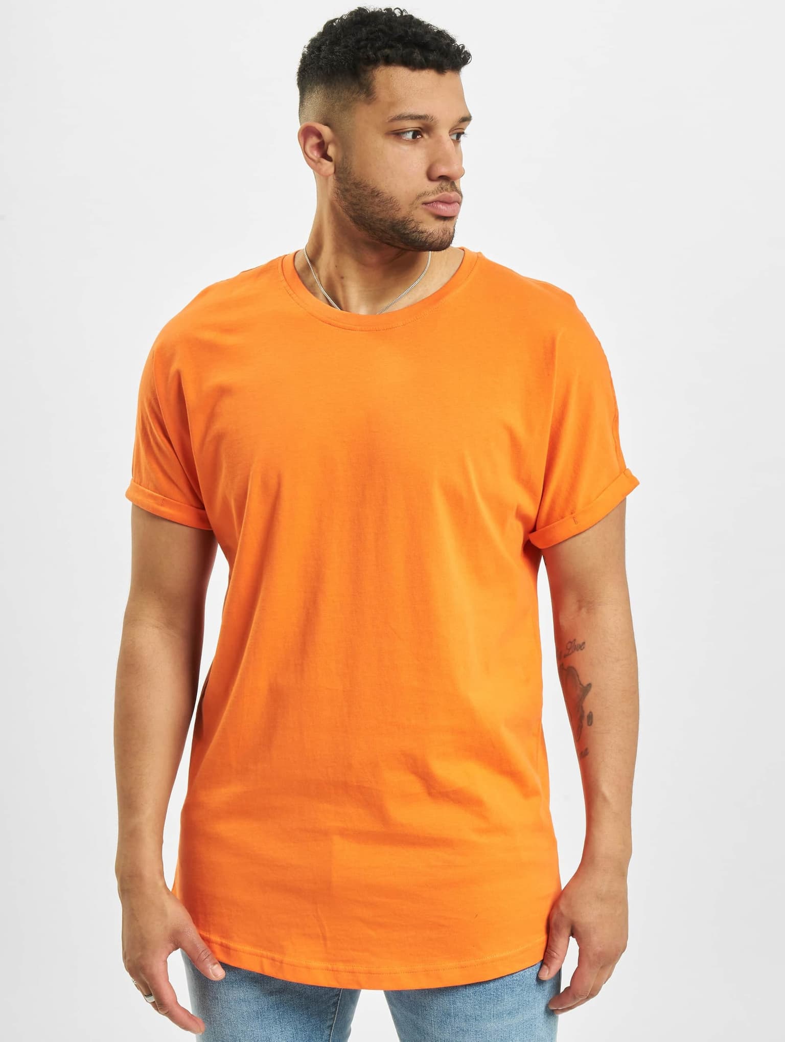 Urban Classics Long Shaped Turnup Tee – Bild 3