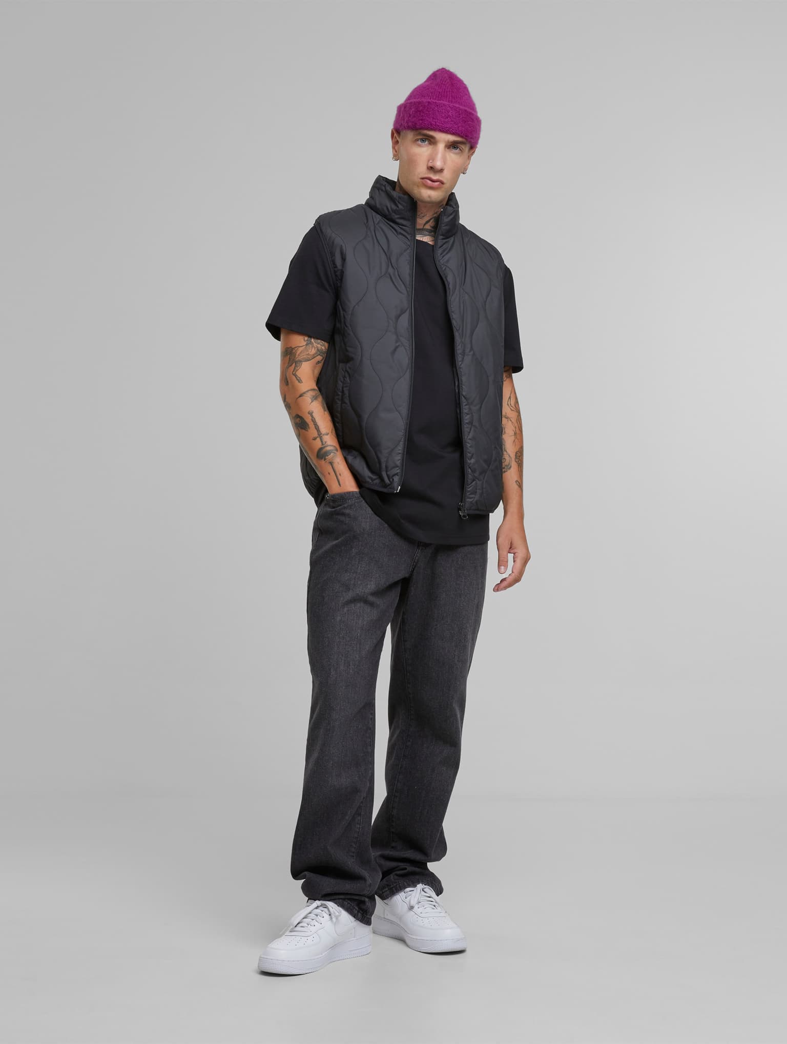 Urban Classics Mens Super Light Bubble Weste – Bild 4