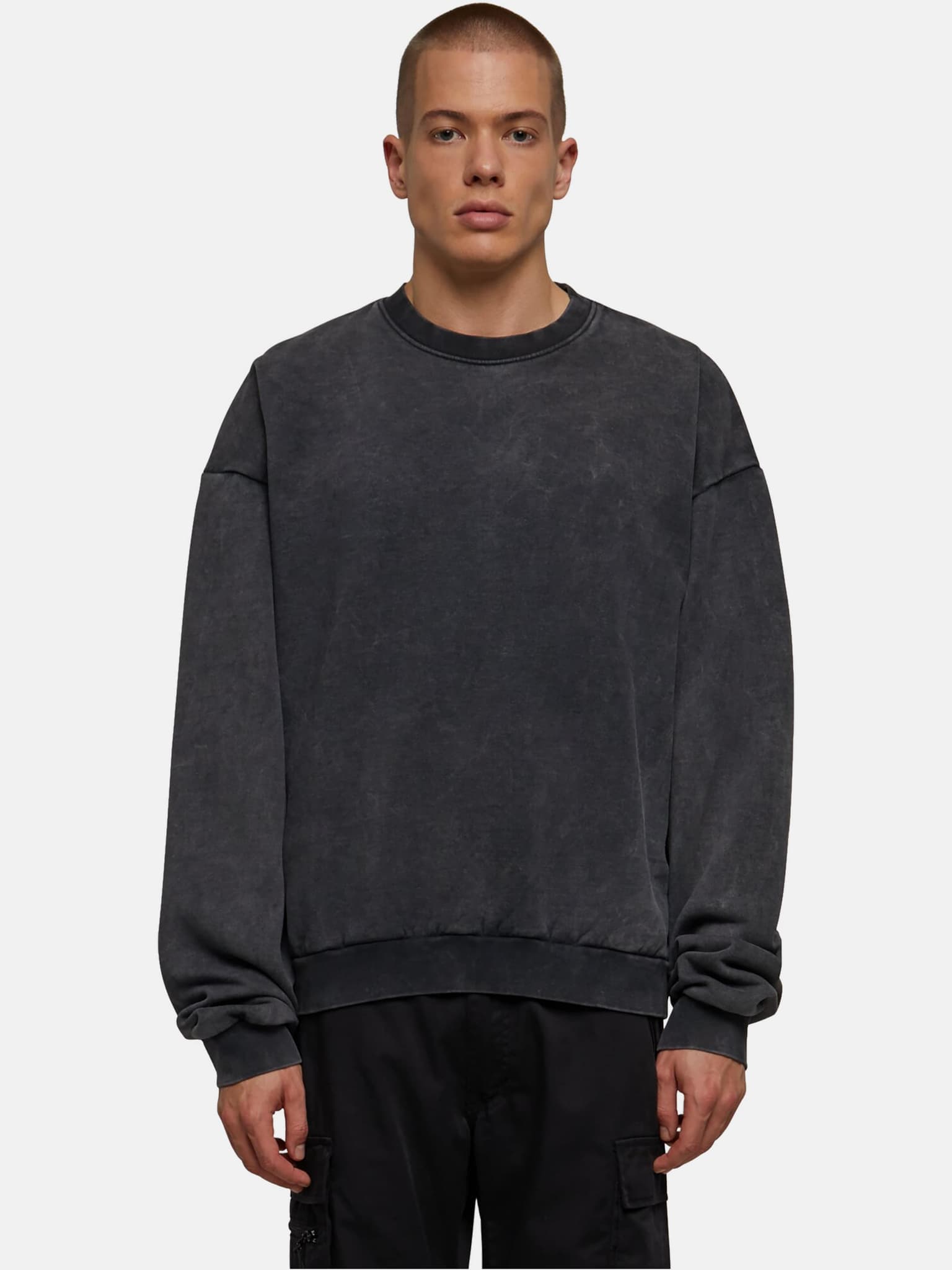 Urban Classics Acid Washed Crew