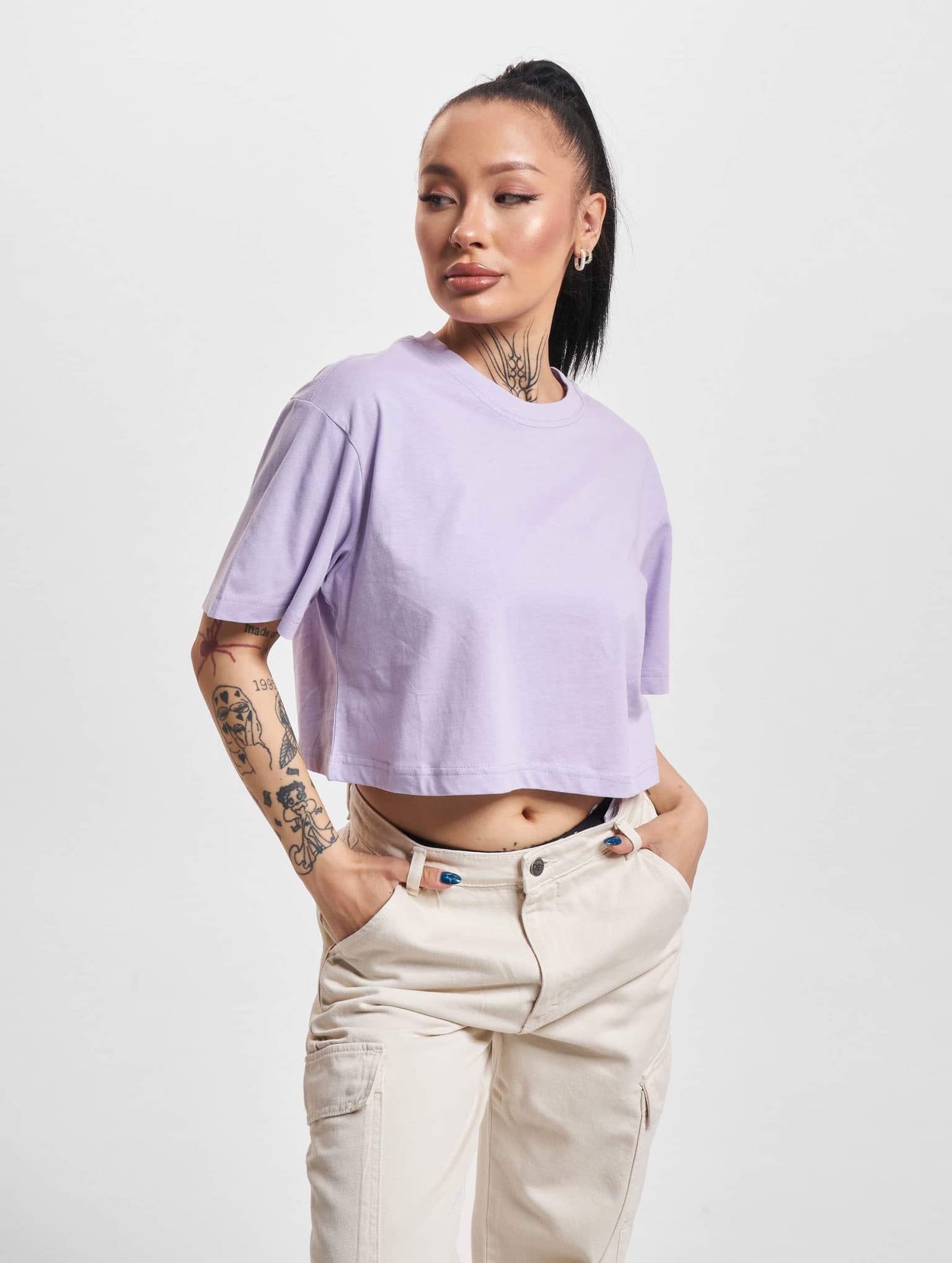 Urban Classics Ladies Short Oversized Tee 2-Pack – Bild 4
