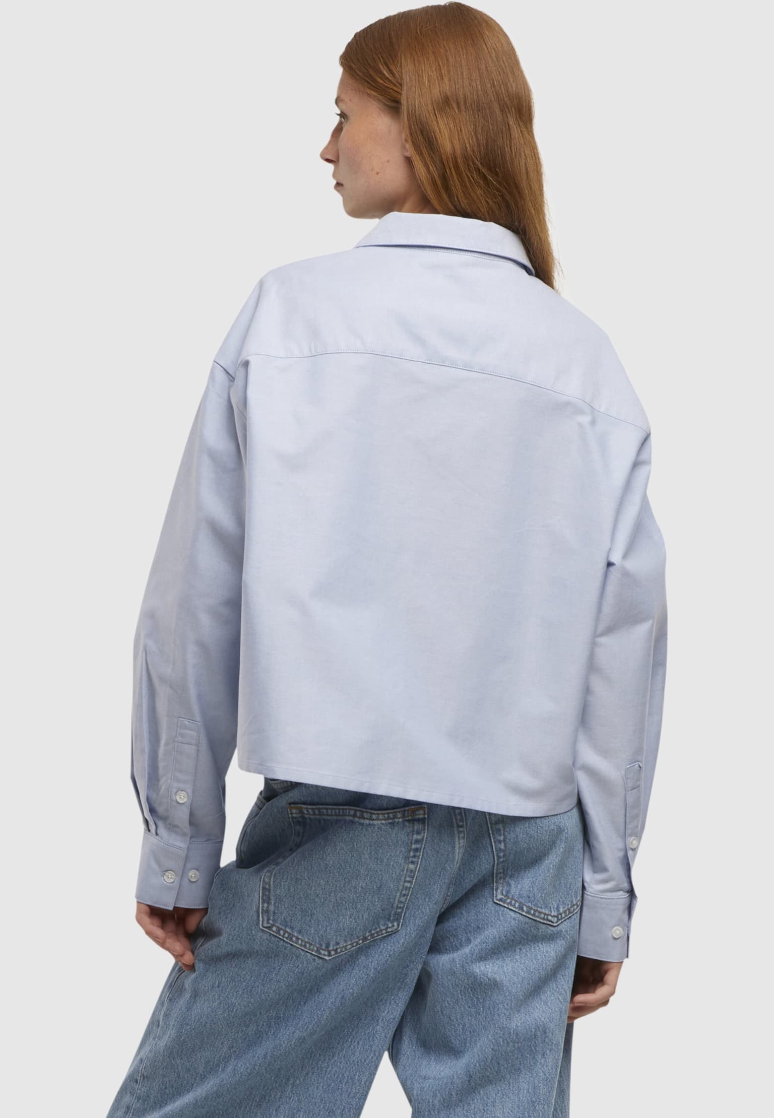 Urban Classics Ladies Short Oxford Shirt – Bild 2
