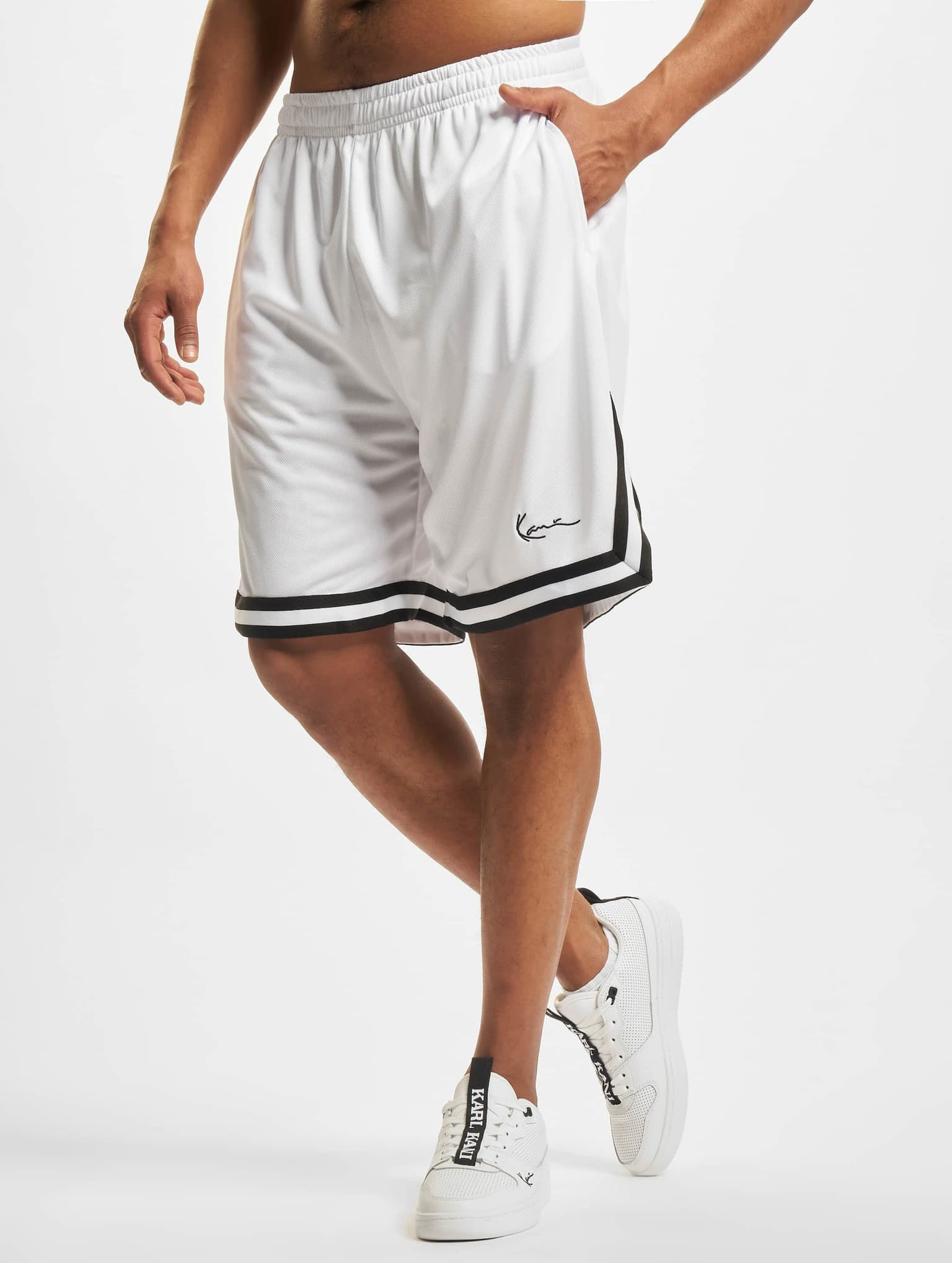 Karl Kani ESSKKM-MS01WHT Signature Mesh Short – Bild 3