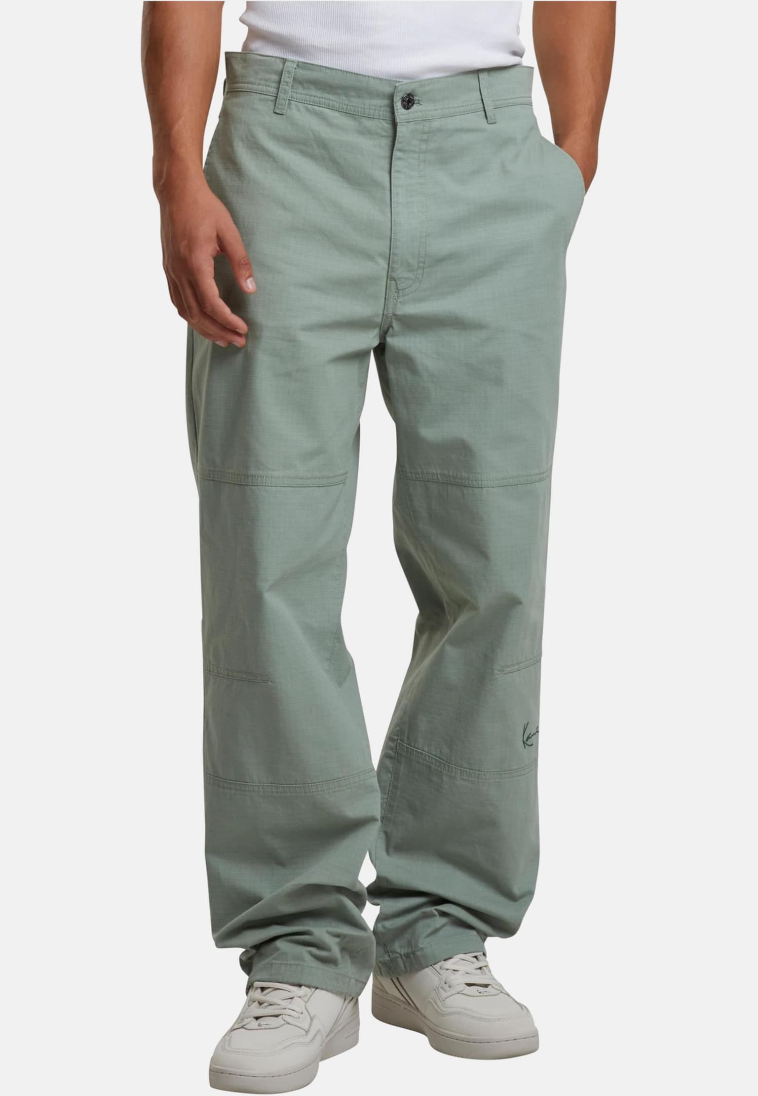 Karl Kani Og Straight Leg Ripstop Pants