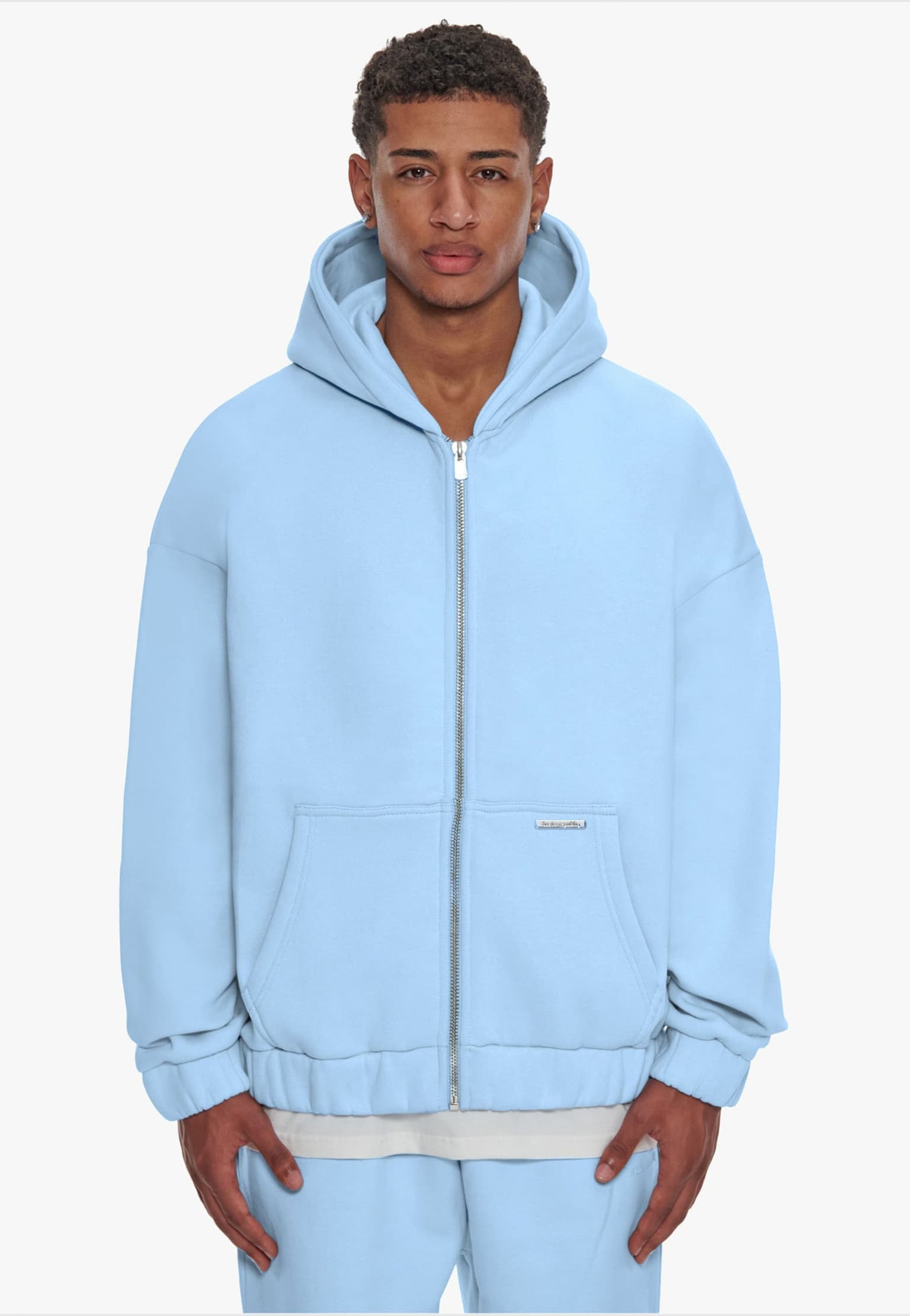 Dropsize Bazix Super Heavy Blank Zip-Hoodie