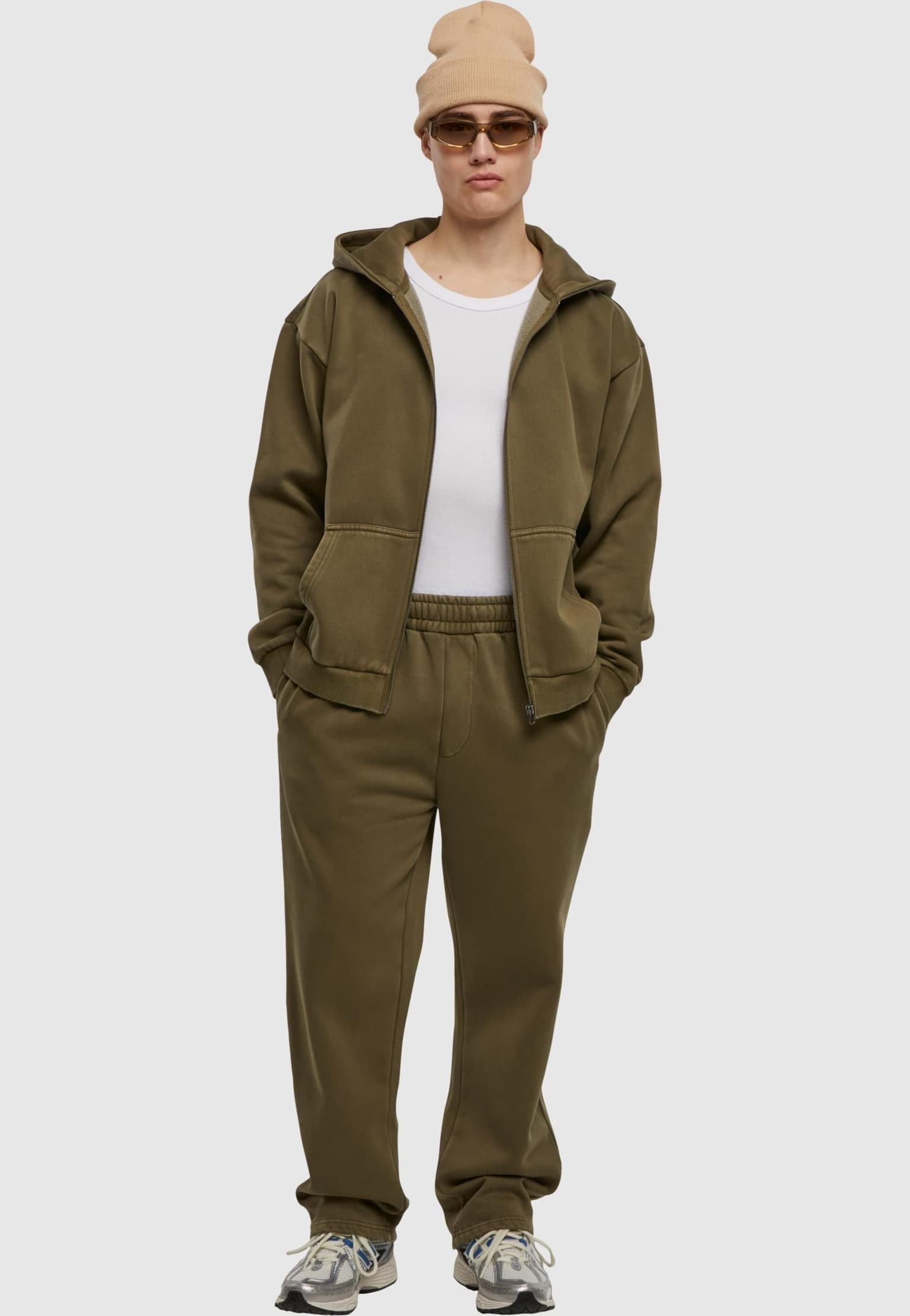 Urban Classics Vintage Heavy Zip Hoodie – Bild 4