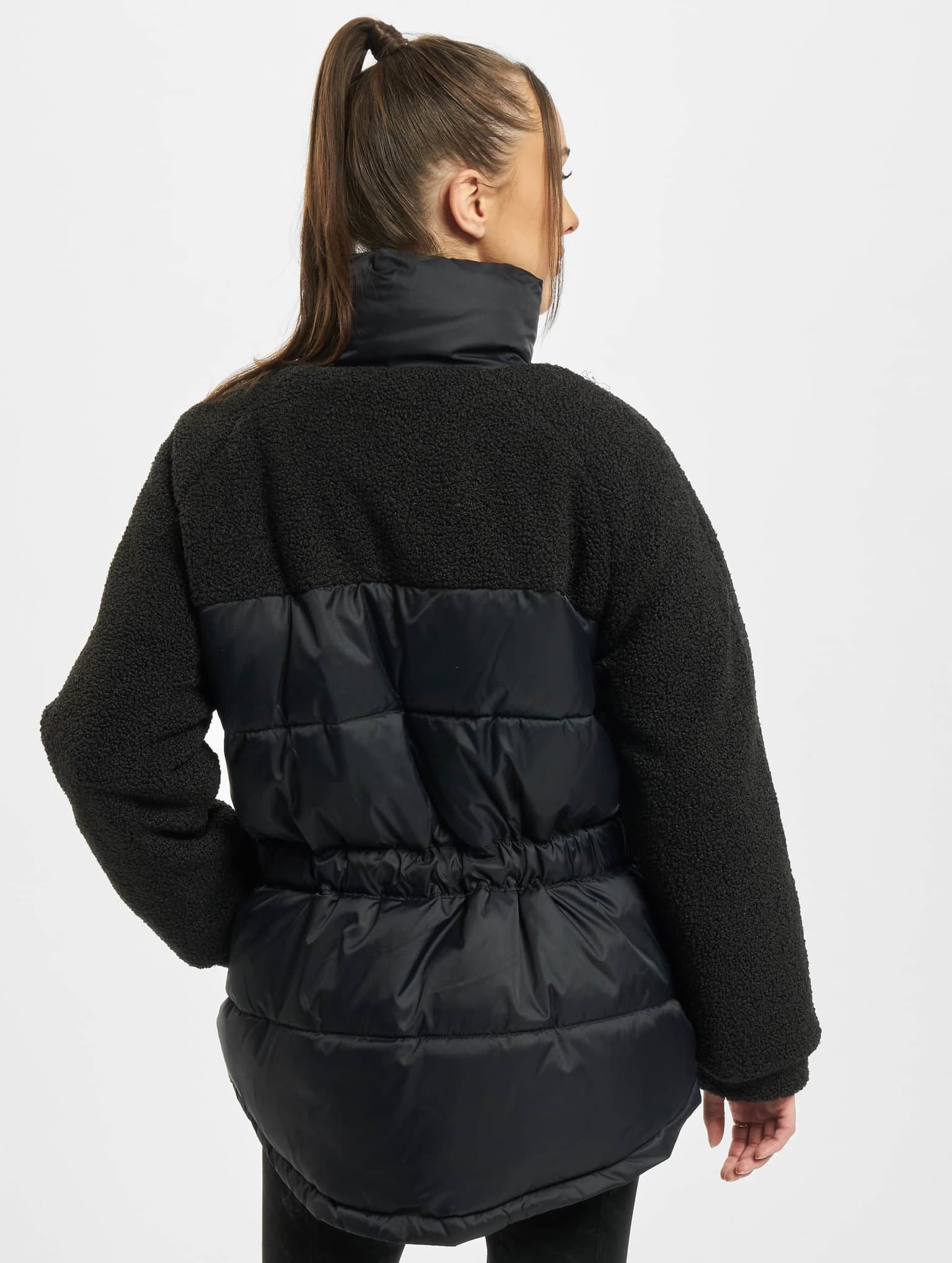 Urban Classics Ladies Sherpa Mix Puffer Jacket – Bild 2