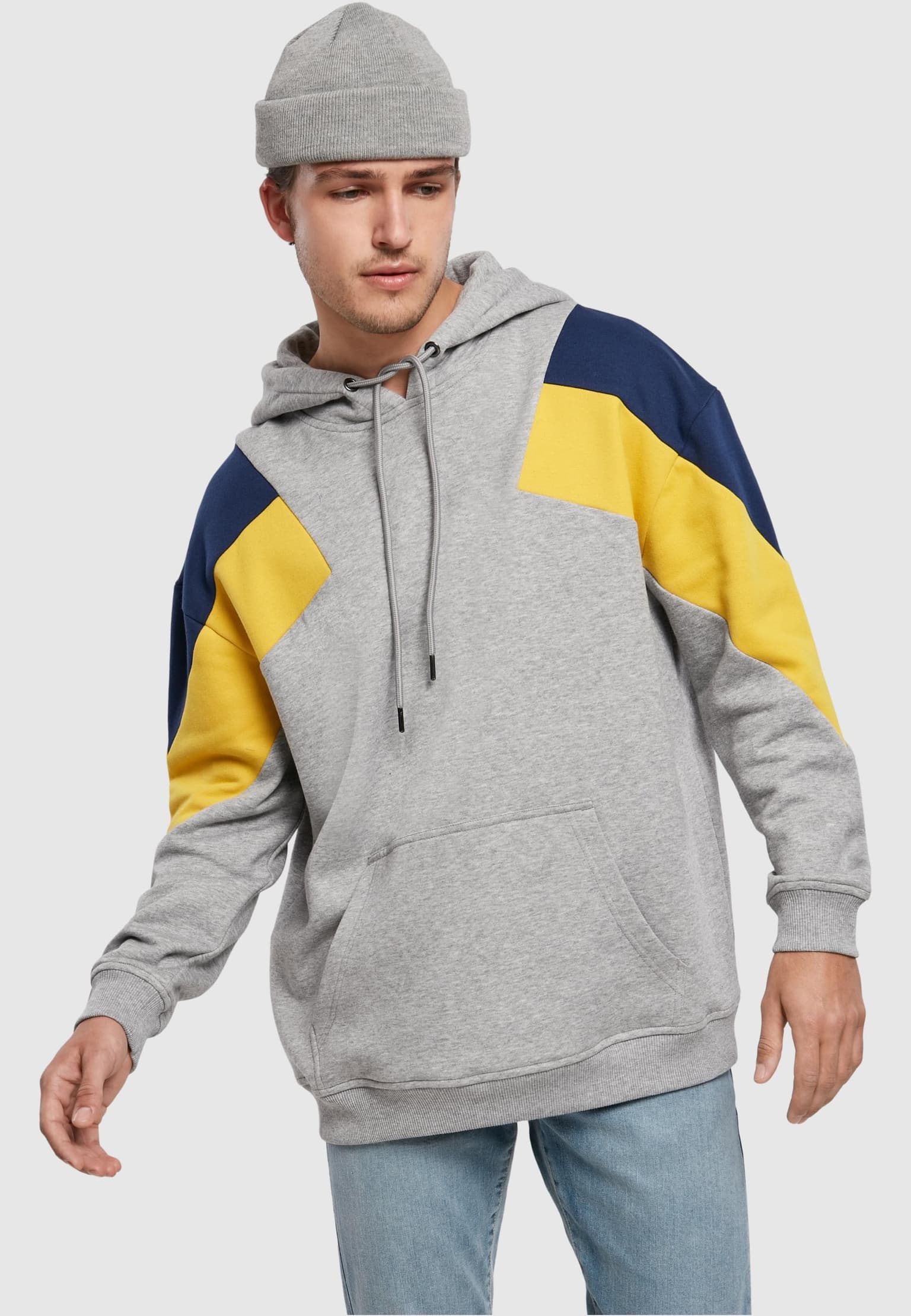 Urban Classics Oversize 3-Tone Hoody