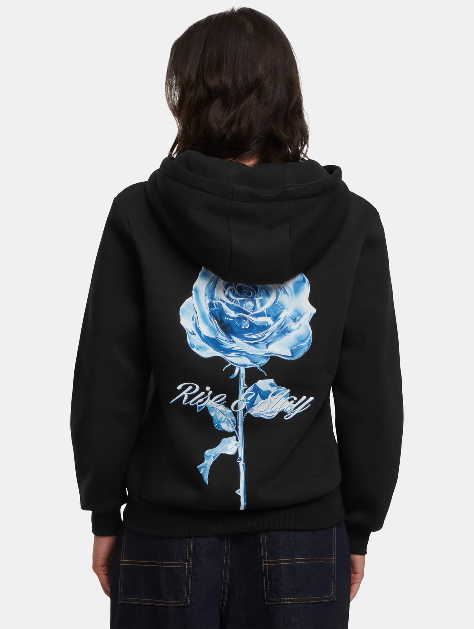 Miss Tee Rise & Slay Ladies Fluffy Zip Hoody – Bild 2