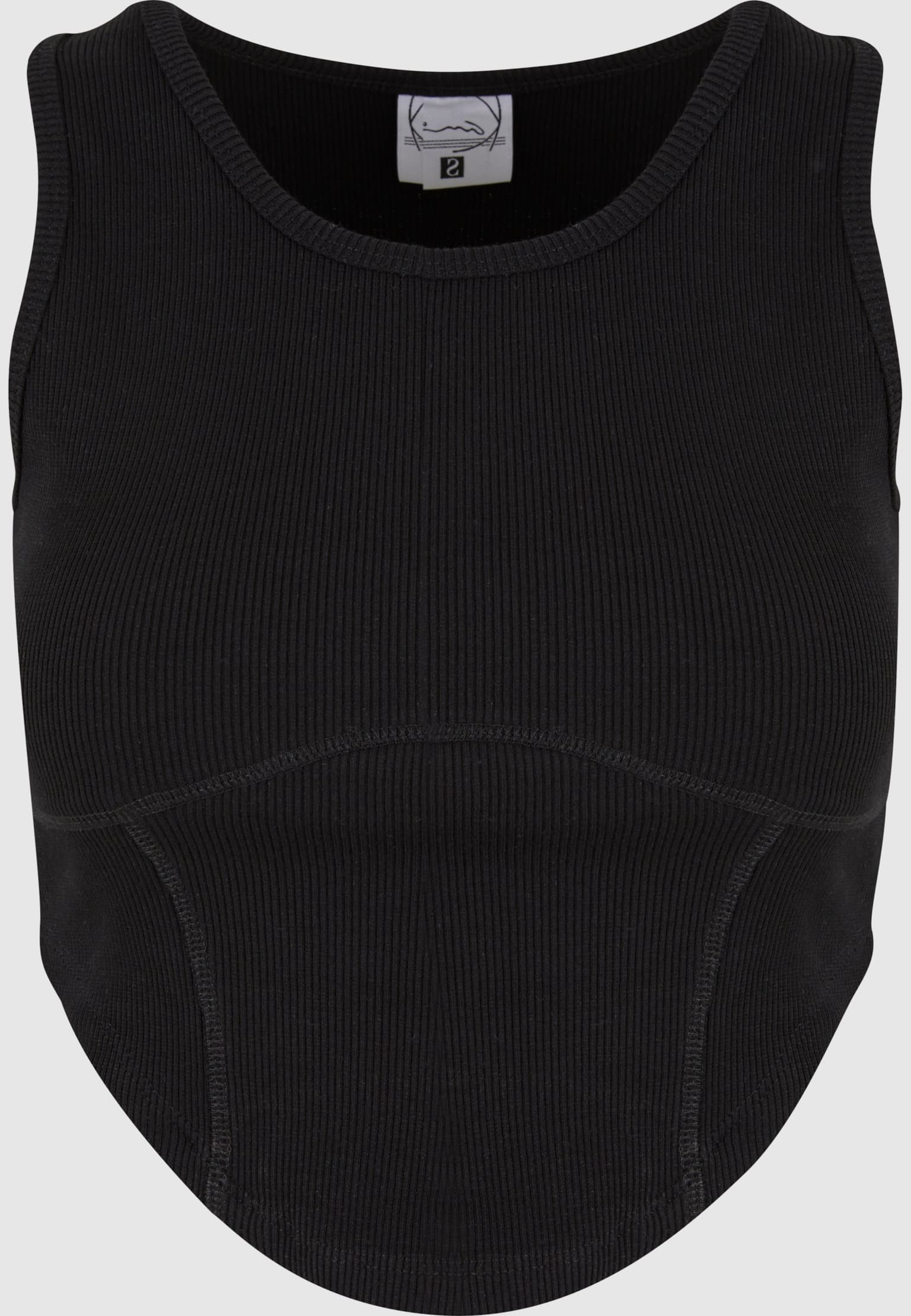 KW241-001-1 Karl Kani KK Og Corset Rib Top – Bild 4