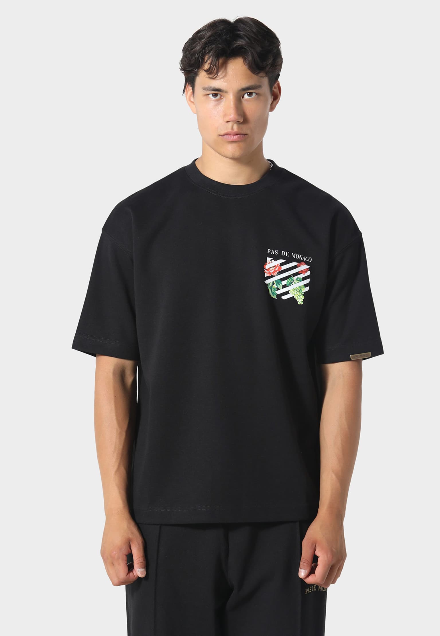 Pas De Monaco FLORAL LINE T-SHIRT