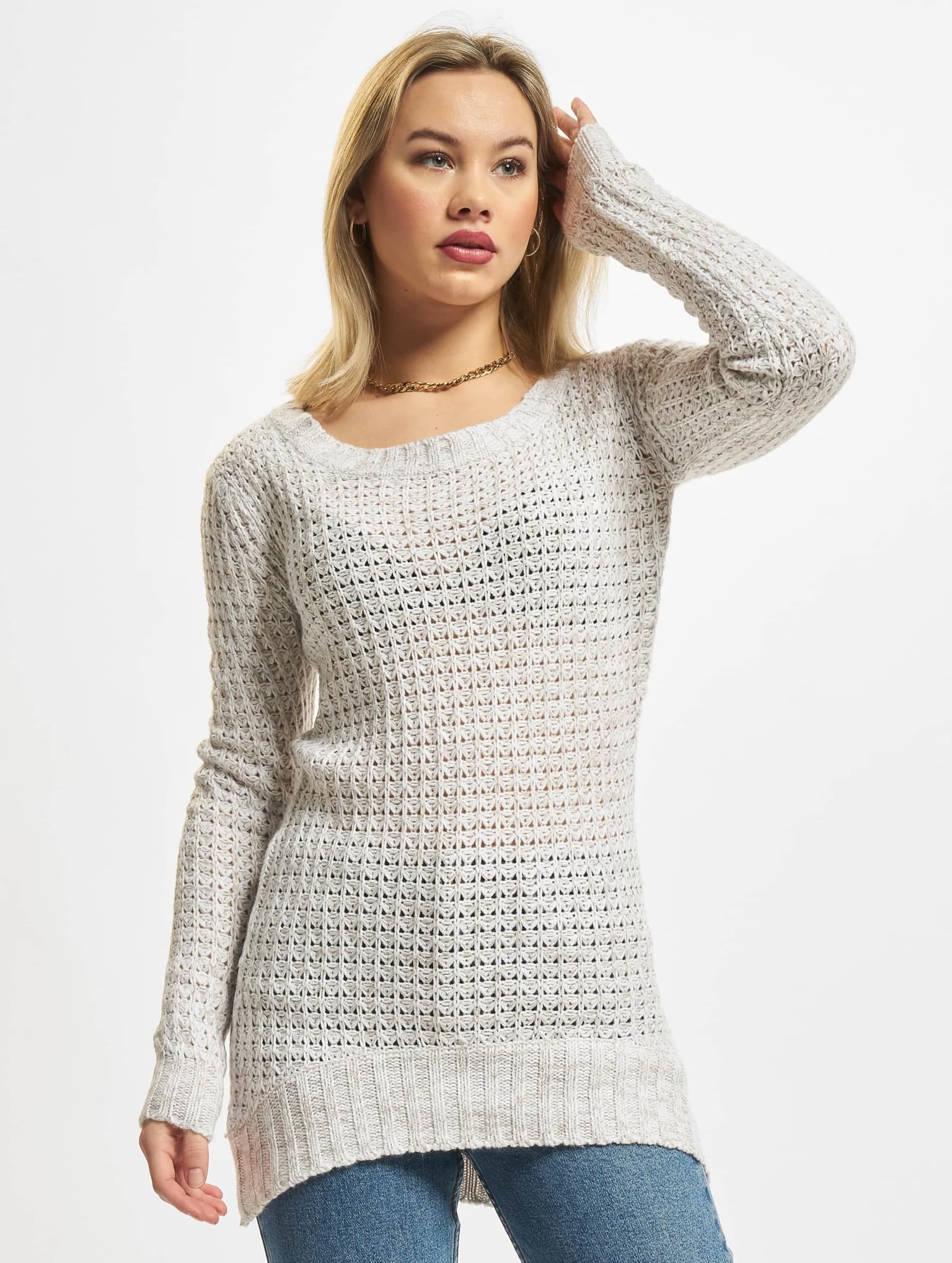 Urban Classics Ladies Long Wideneck Sweater – Bild 3