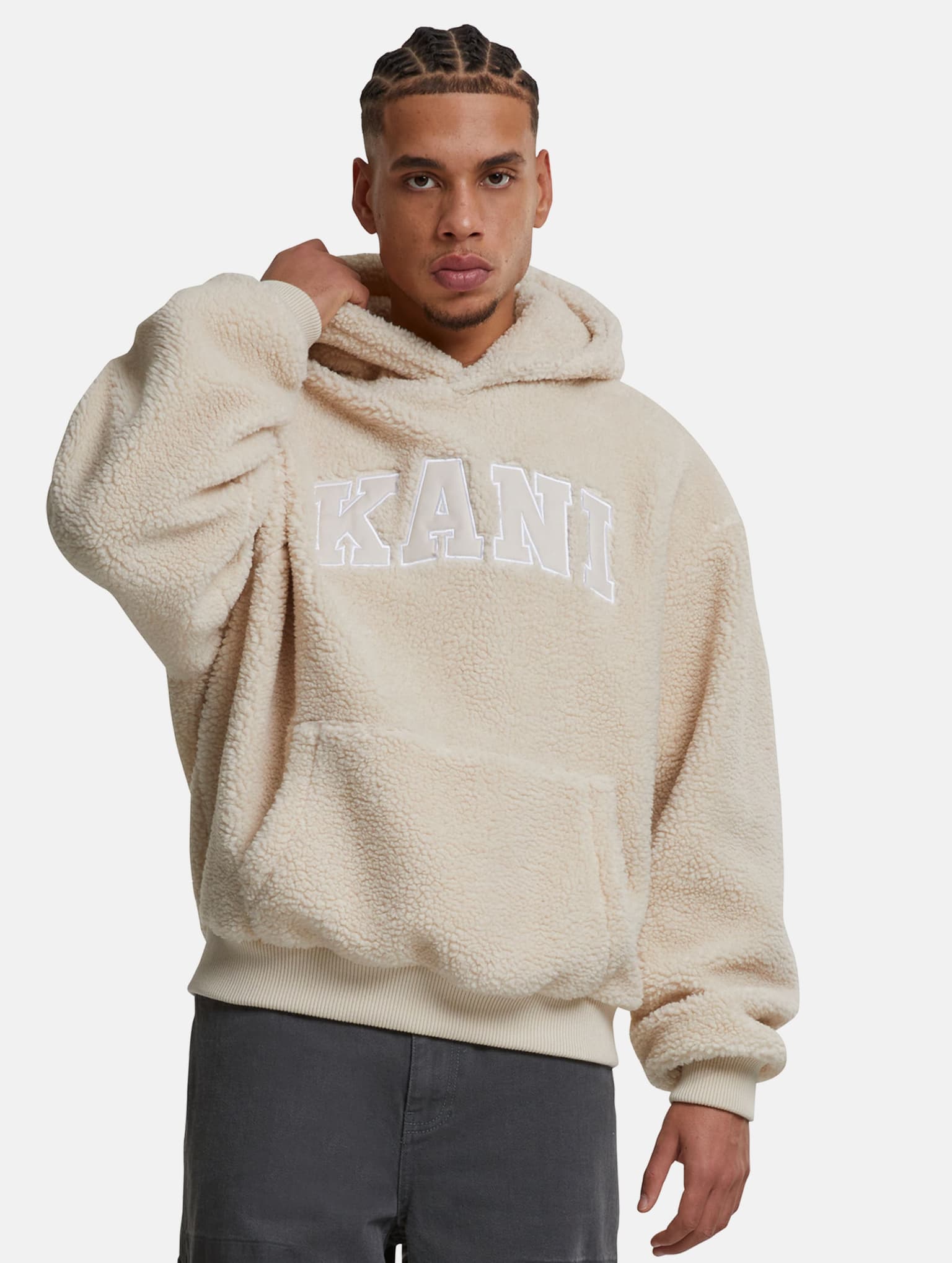 Karl Kani Serif Teddy Hoodie