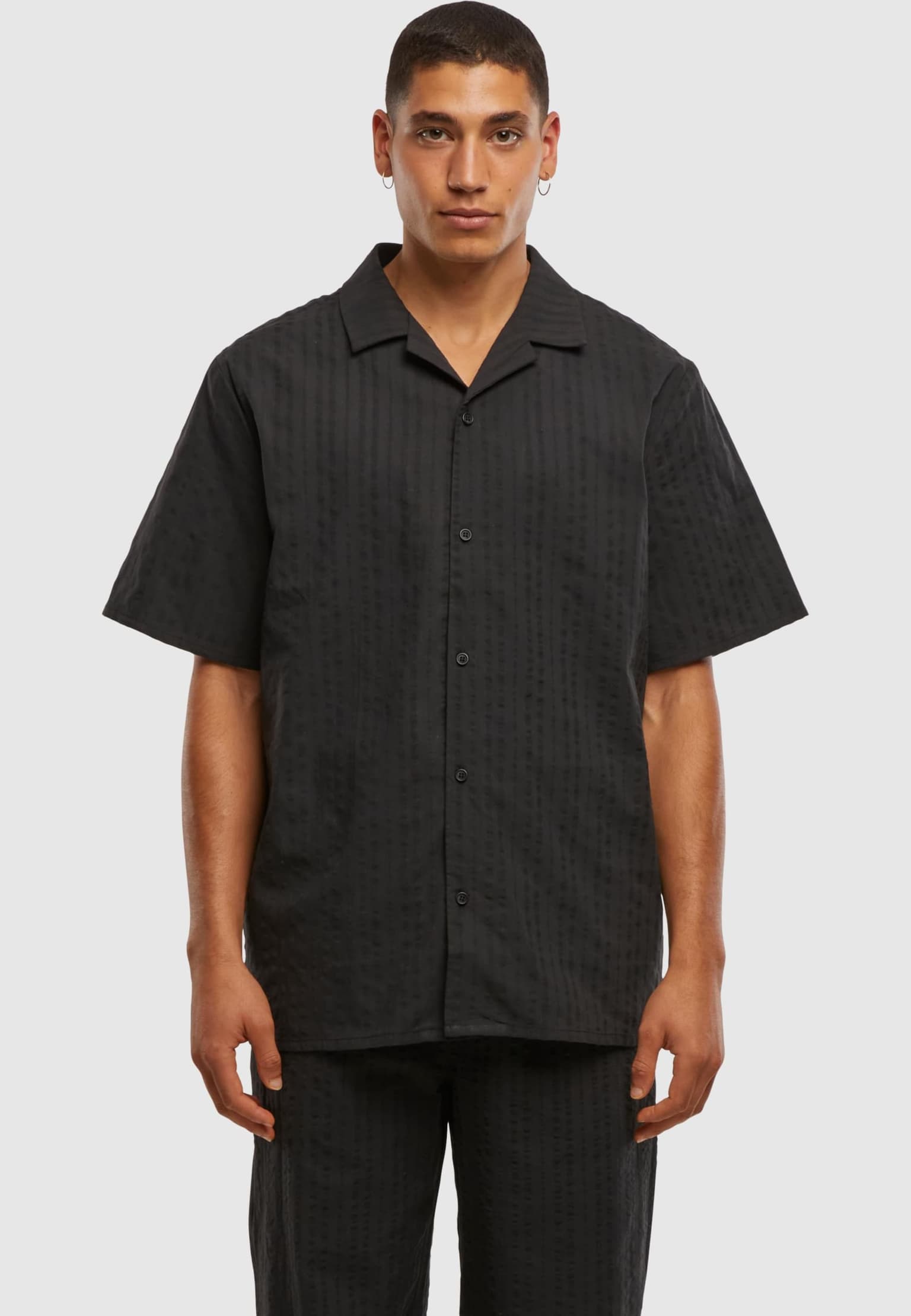 Urban Classics Seersucker Resort Shirt – Bild 3